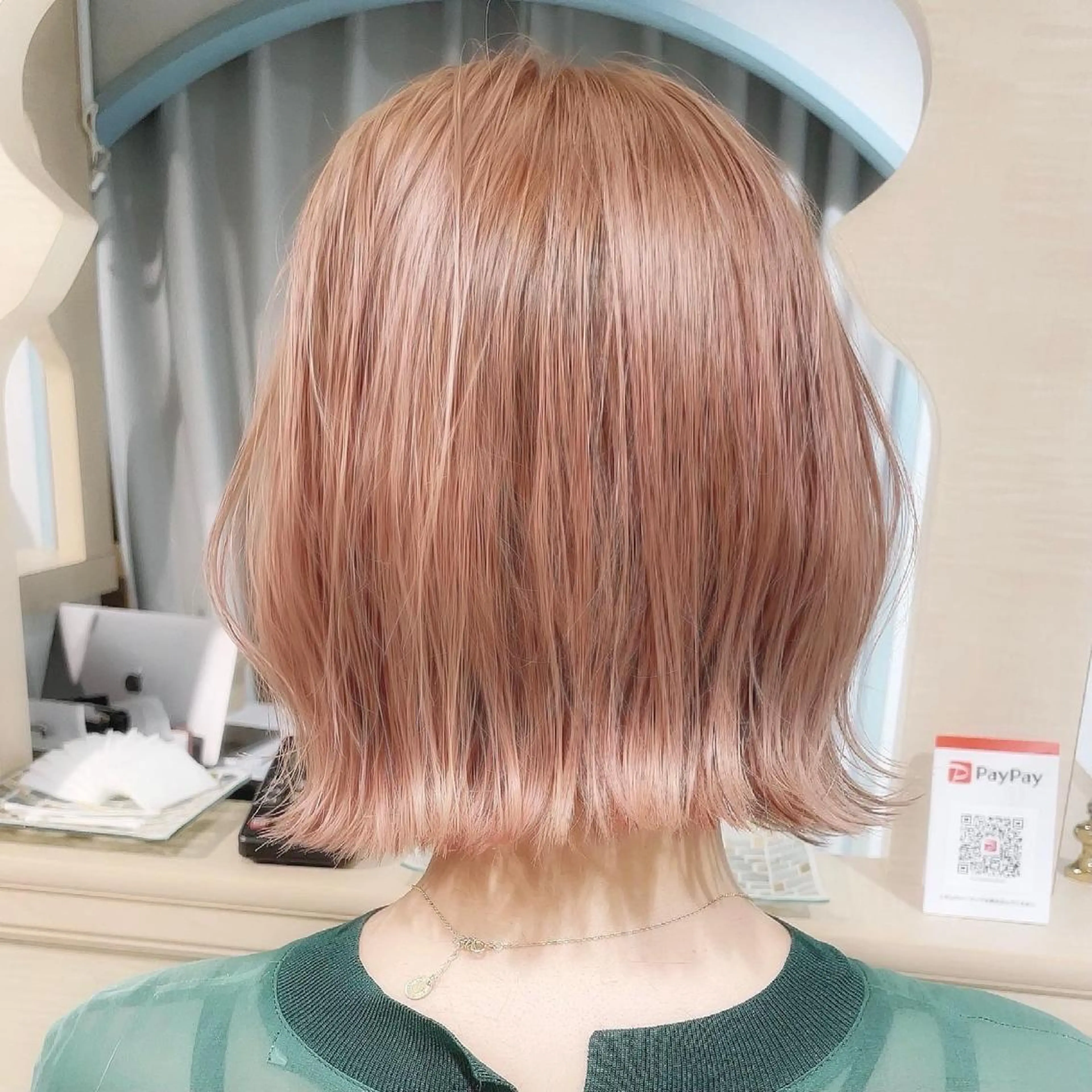 ミディアム カット ヘアカラー トリートメント Lond jeloud 名古屋所属・髪質改善/エクステ の達人/杉原碧仁のヘアスタイル