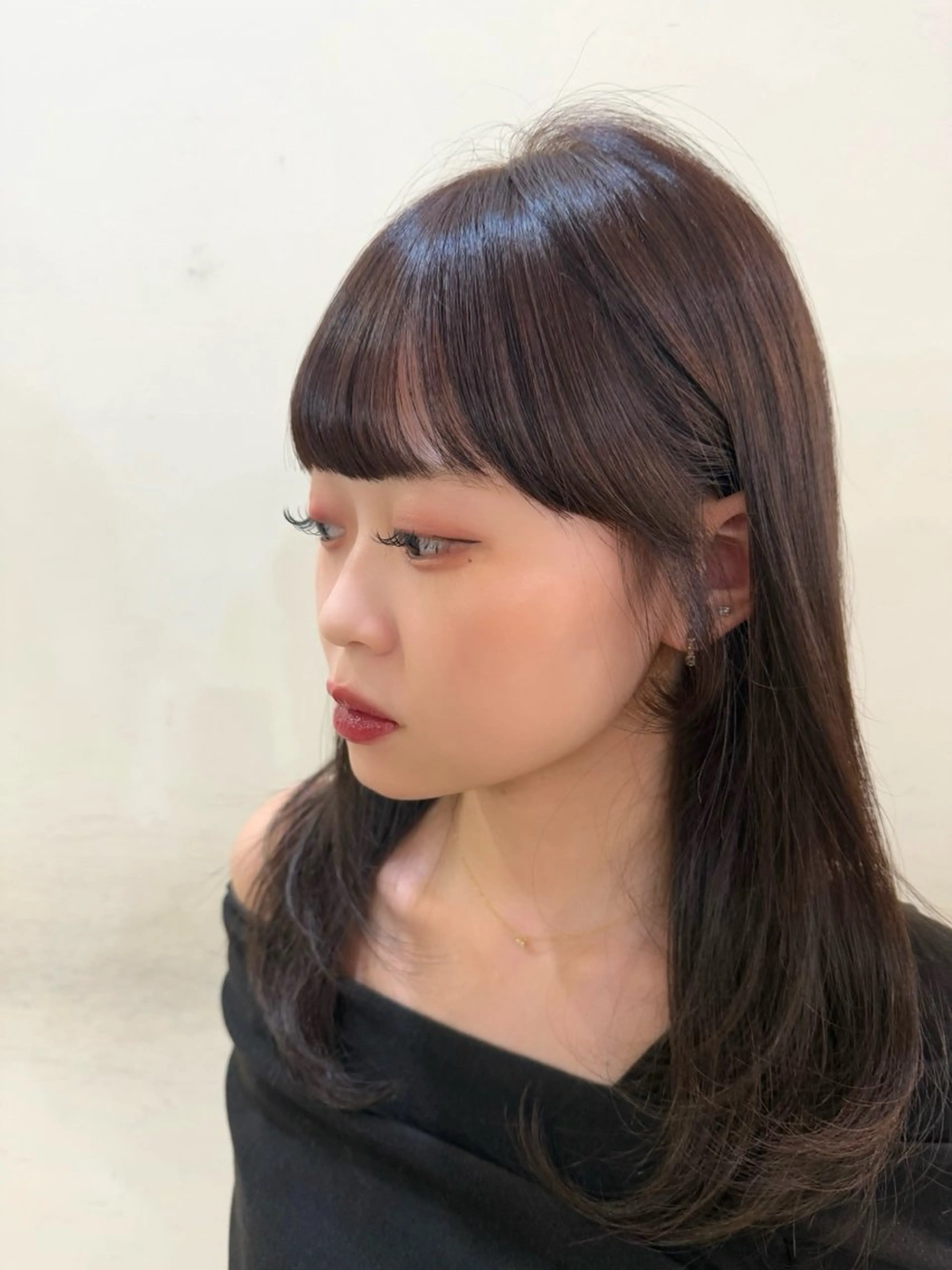 ミディアム カラー 🪐美髪✖️艶カラー 加野彩果🪐のヘアスタイル