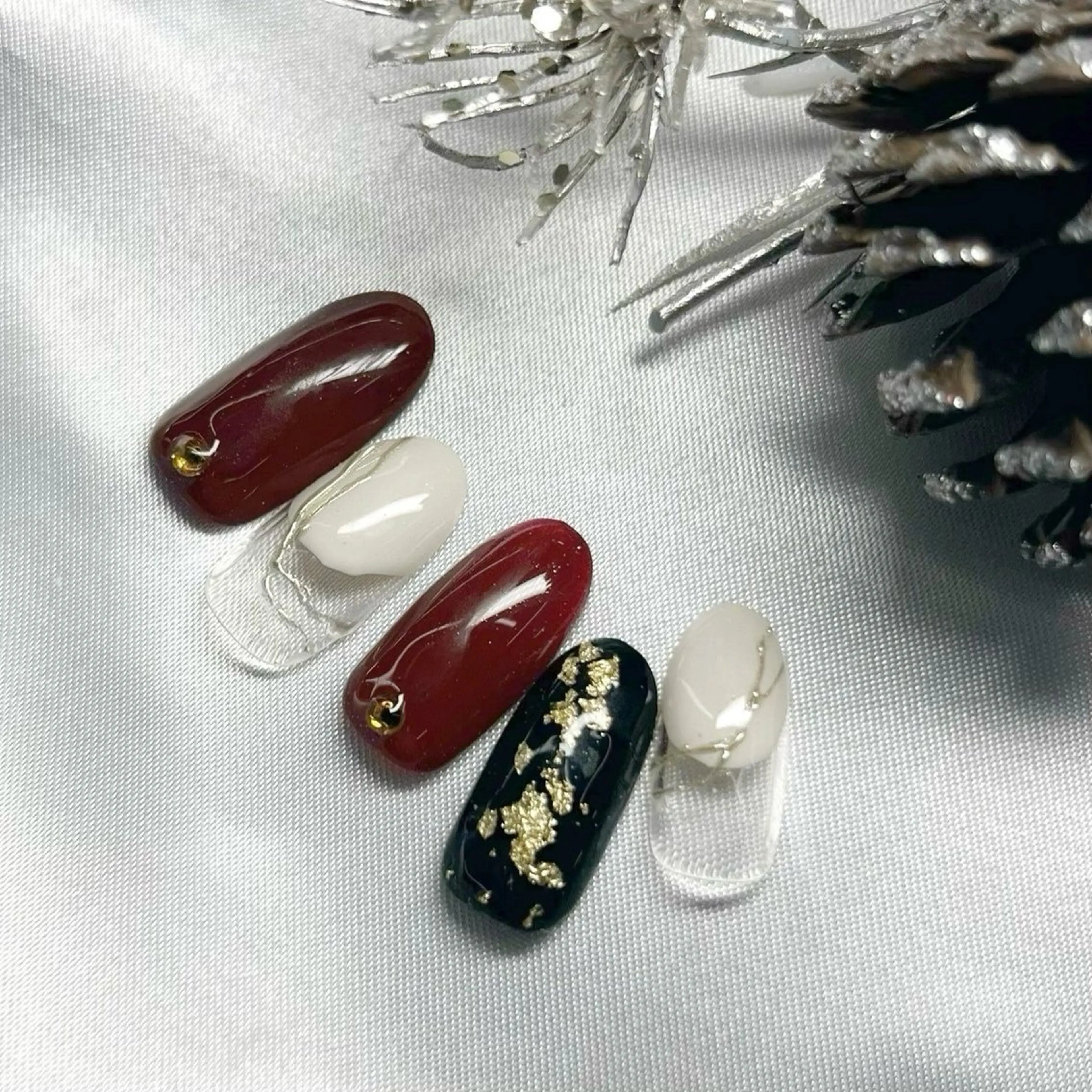 ネイル ⭐︎休業中の練習⭐︎ JNA認定講師髙橋のネイルデザイン