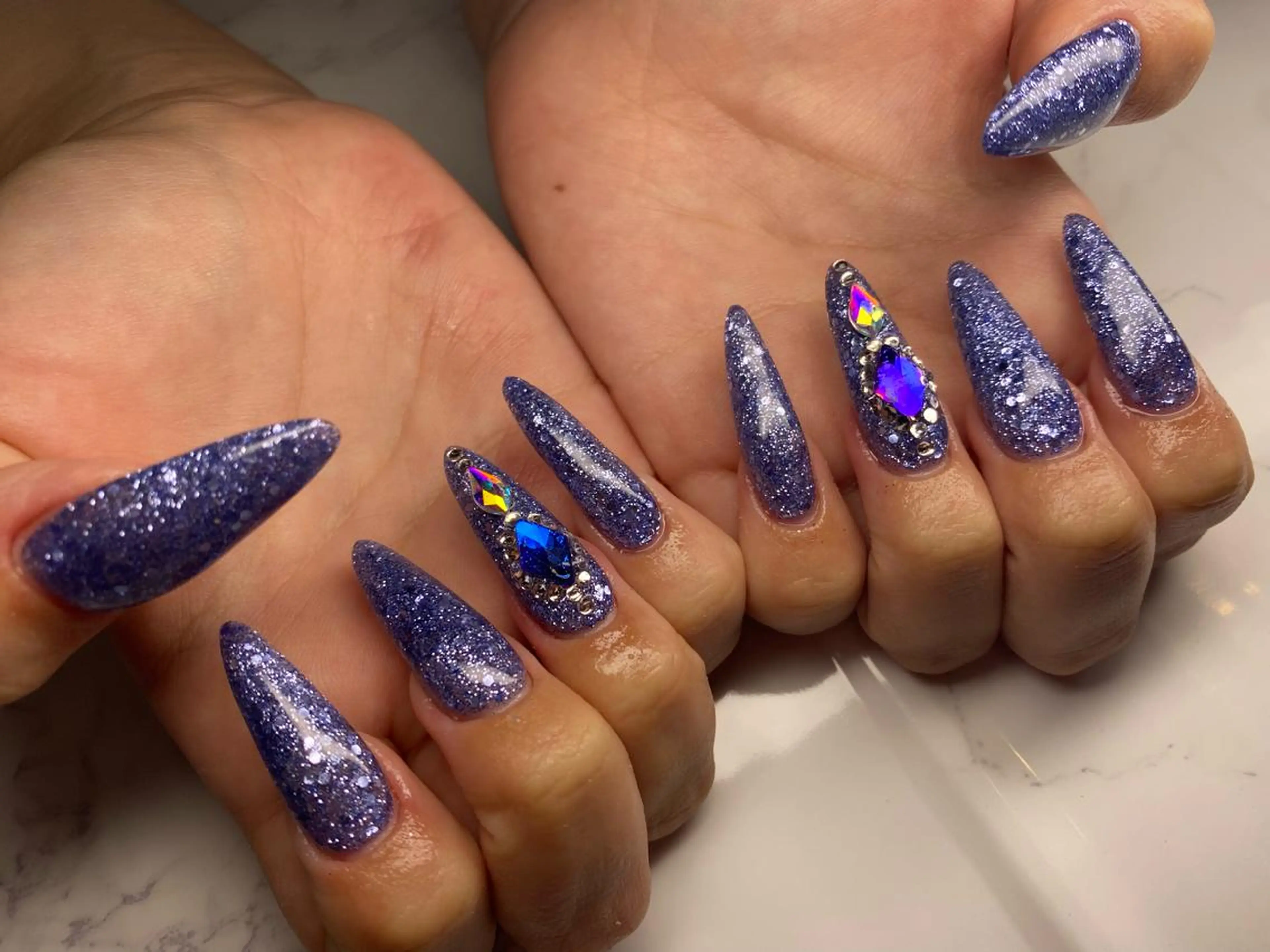 ロング ネイル nail salon azuのネイルデザイン