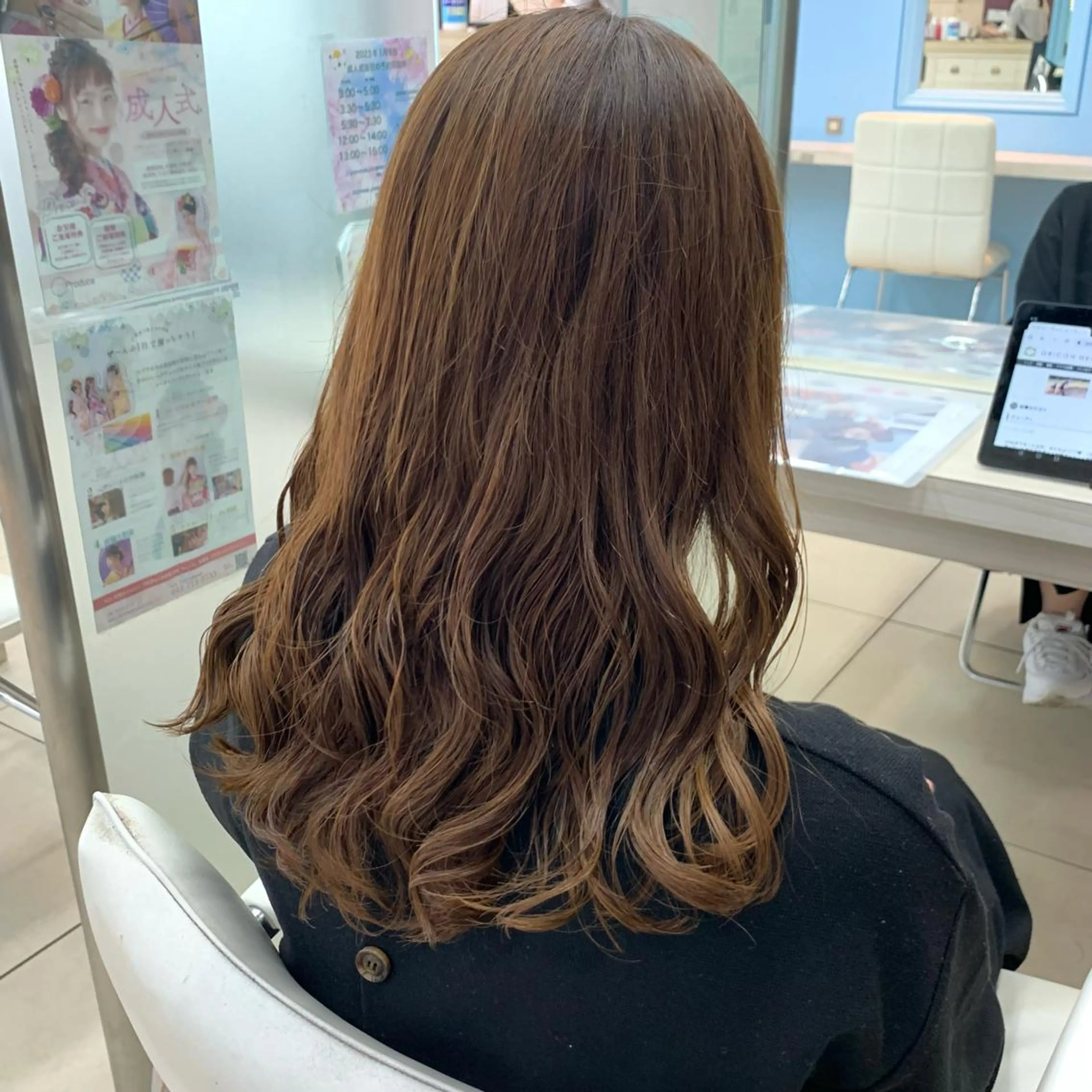 ロング パーマ ウィチ所属・縮毛矯正と髪質改善 ⭐️桐生翼のヘアスタイル