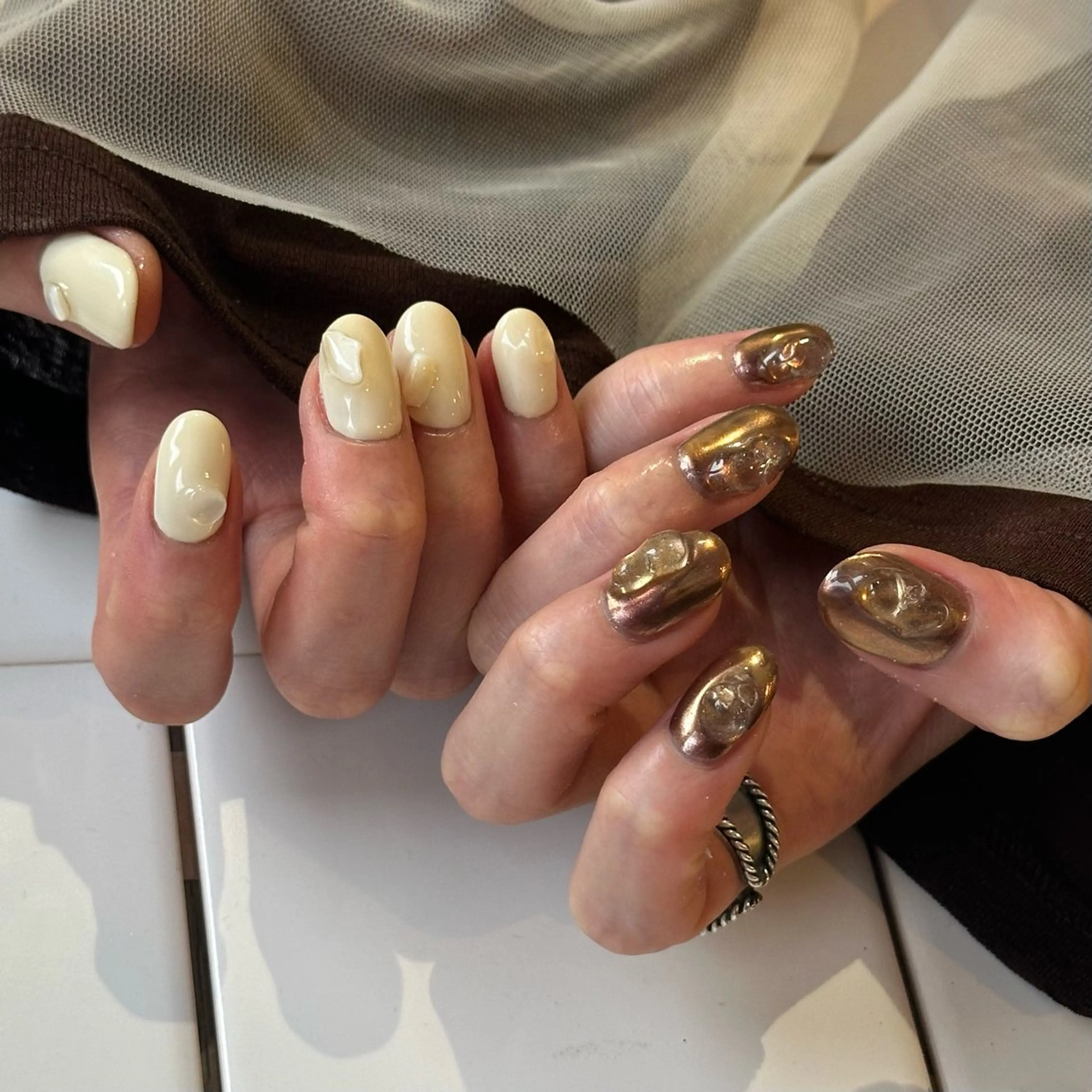 ネイル ニュアンスネイル ハンドネイル Natsuko 🐥のネイルデザイン