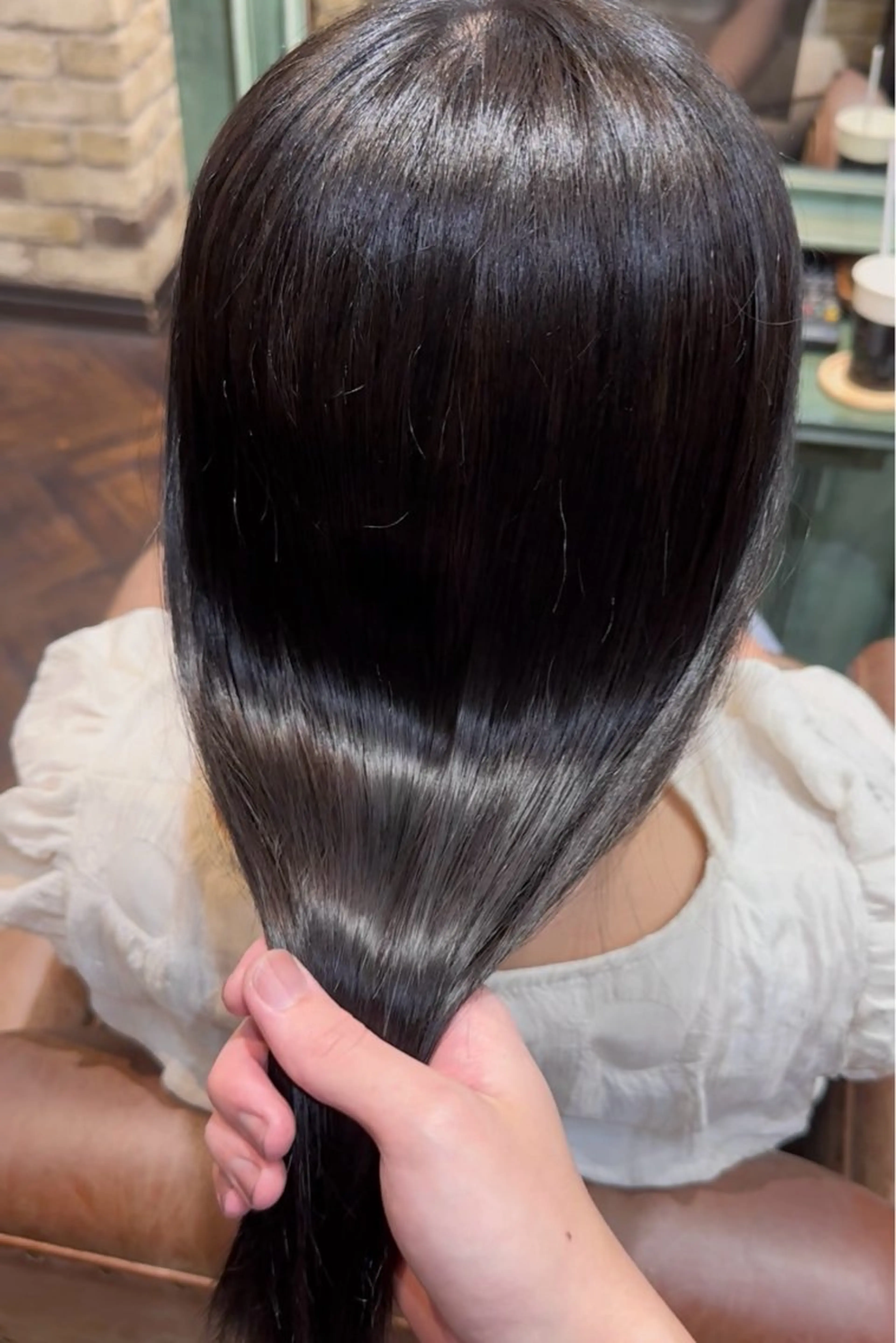 ロング カット トリートメント Monan 新宿所属・ケイジ✨透明感 /艶カラー✨のヘアスタイル
