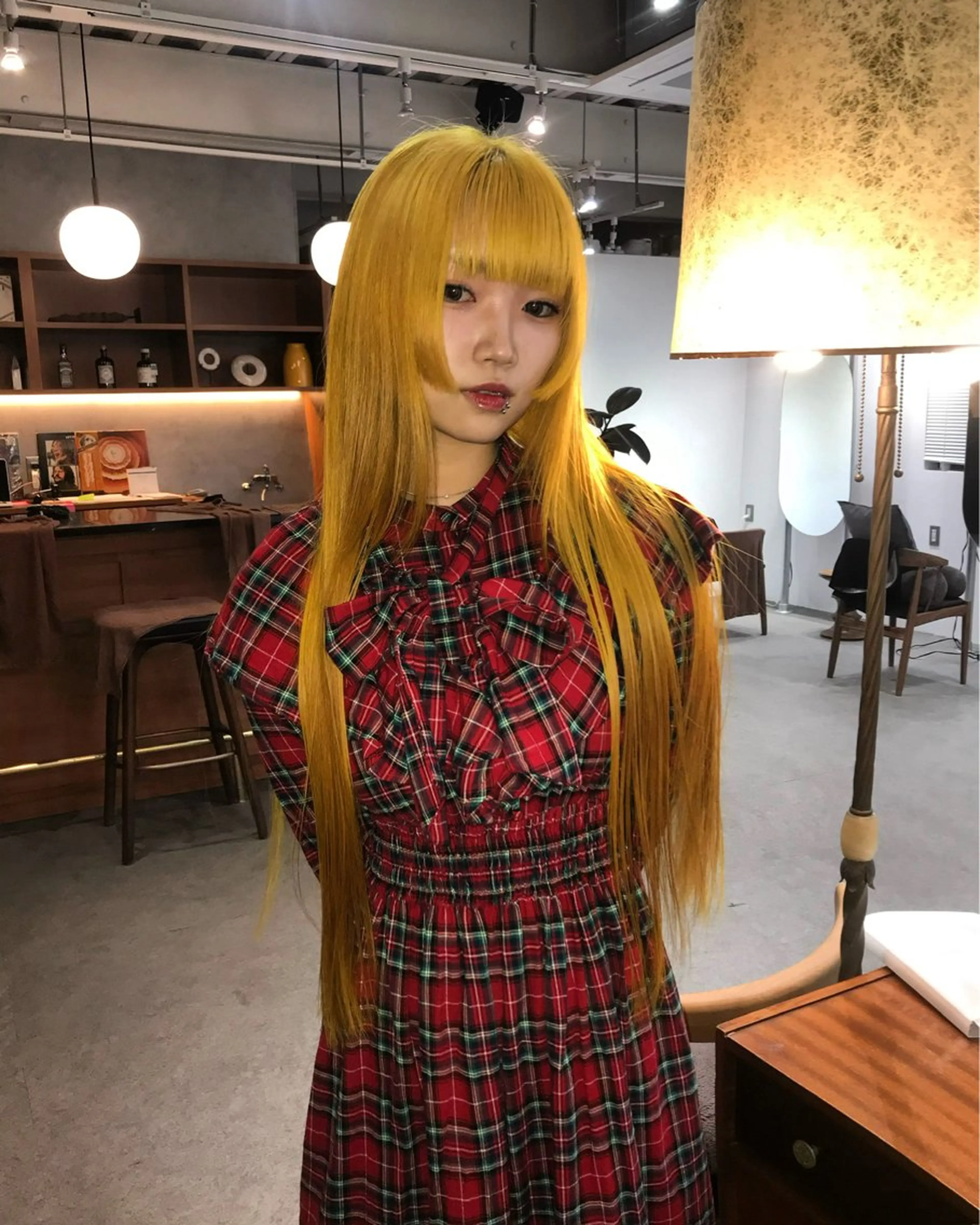 カラー ヘアカラー 武石 優愛のヘアスタイル