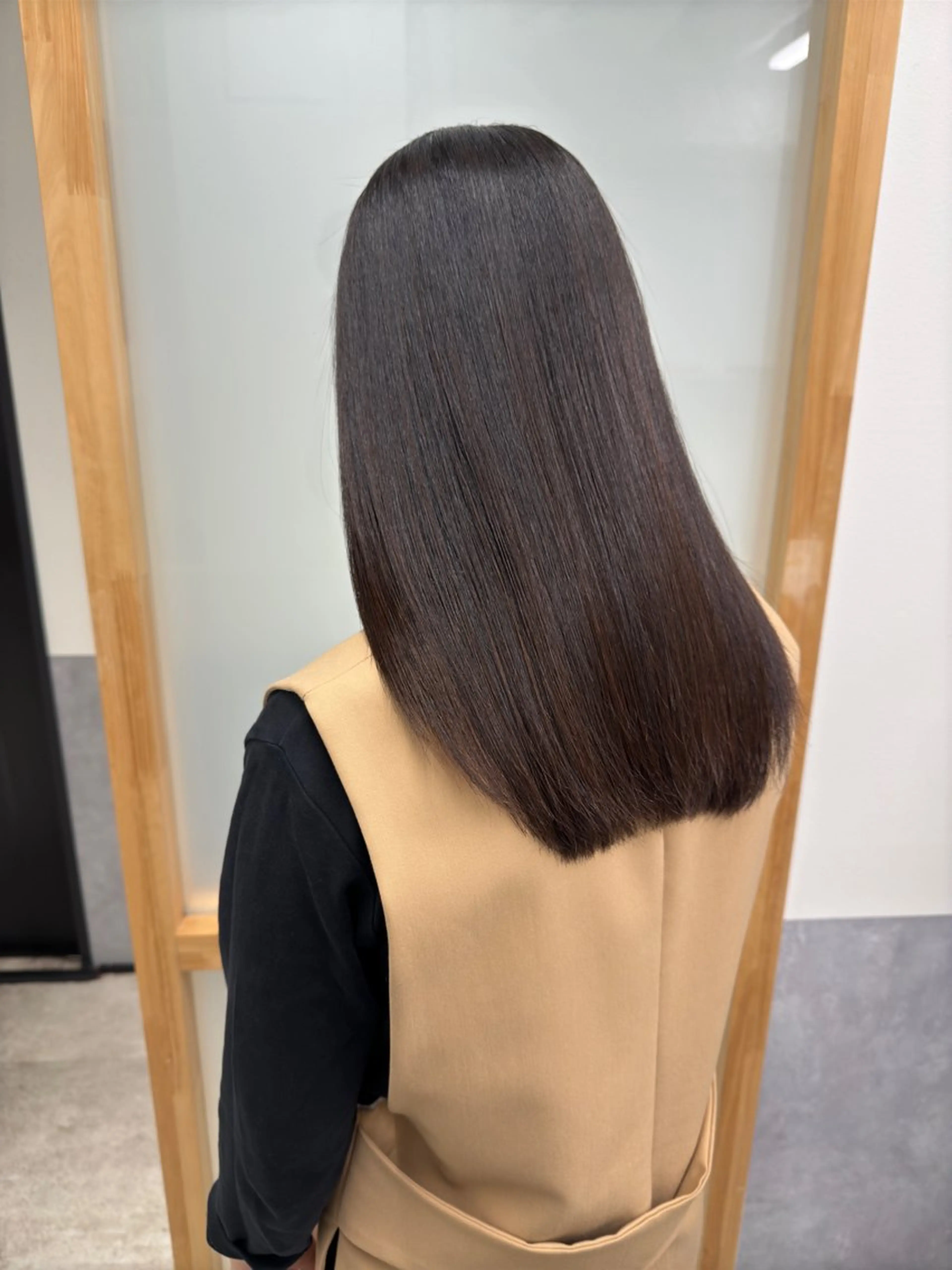 ロング カット トリートメント 【全席個室/シェアサロン】FRAME + HairEsthe 御堂筋難波店所属・ひらやま りょういちのヘアスタイル