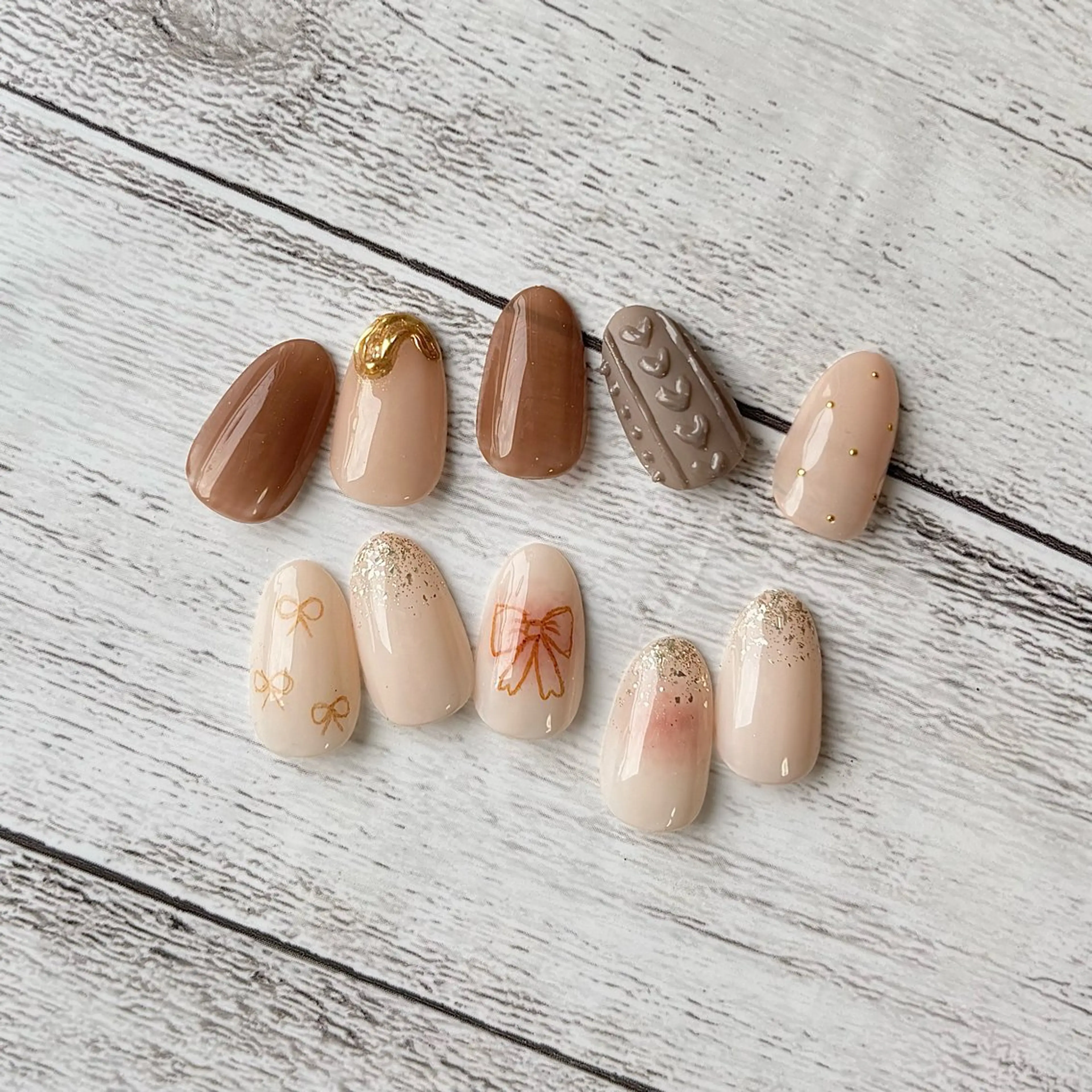 ネイル ハンドネイル Nailsalon BLOOM🌷 山崎のネイルデザイン