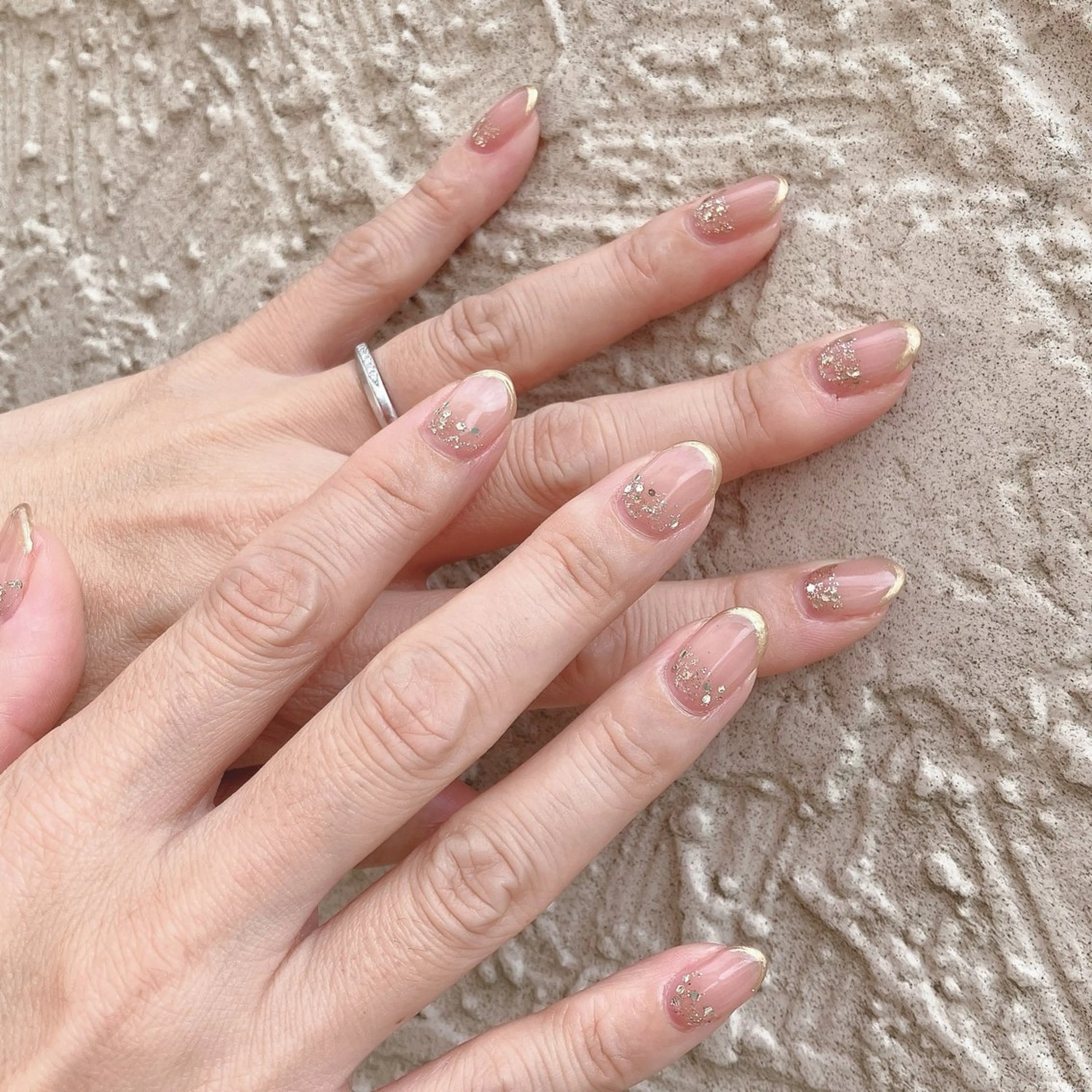 ネイル フレンチネイル ミラーネイル ハンドネイル nails 🎀meのネイルデザイン