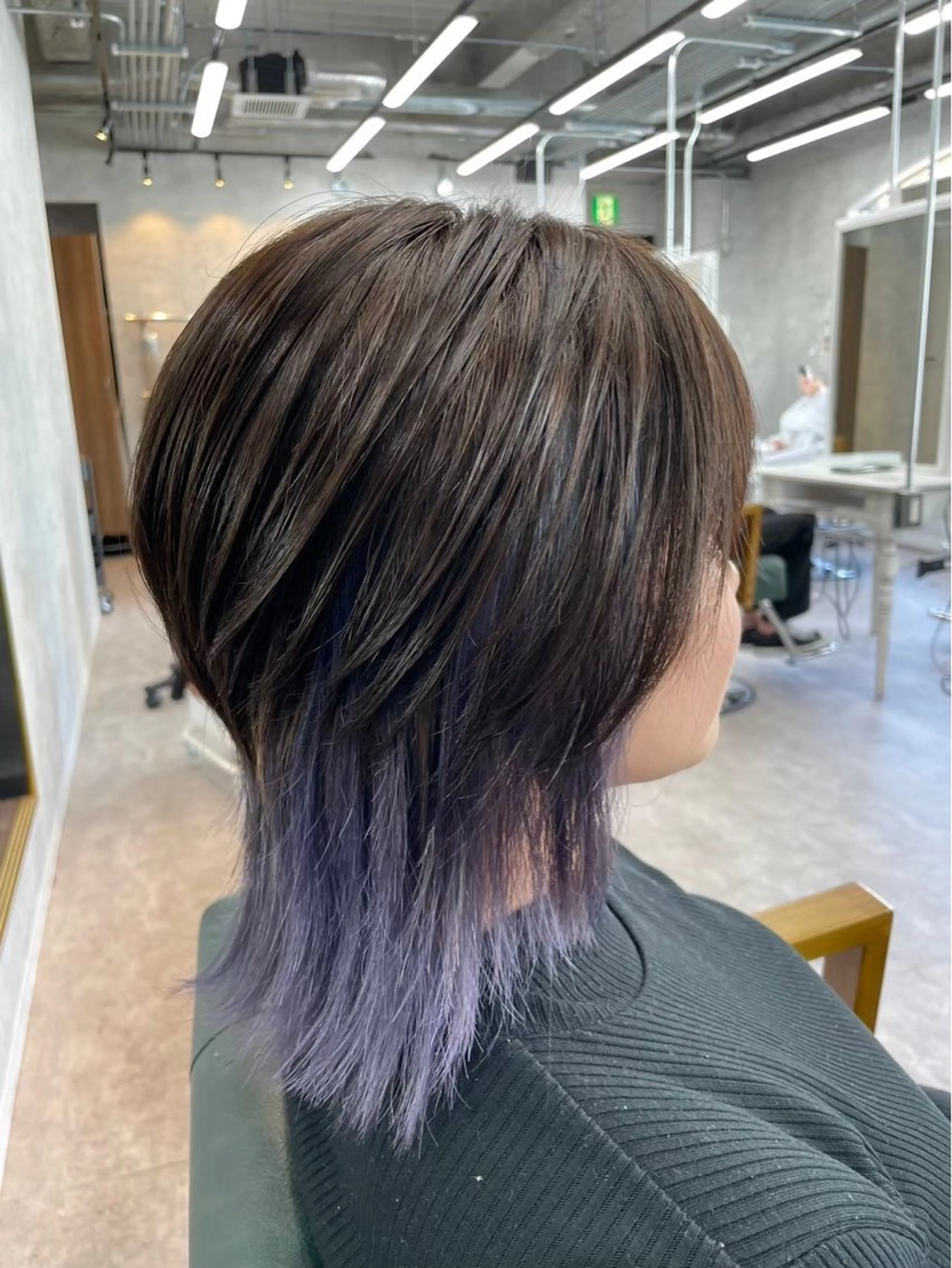 ミディアム カラー Afinar／ ユイカのヘアスタイル