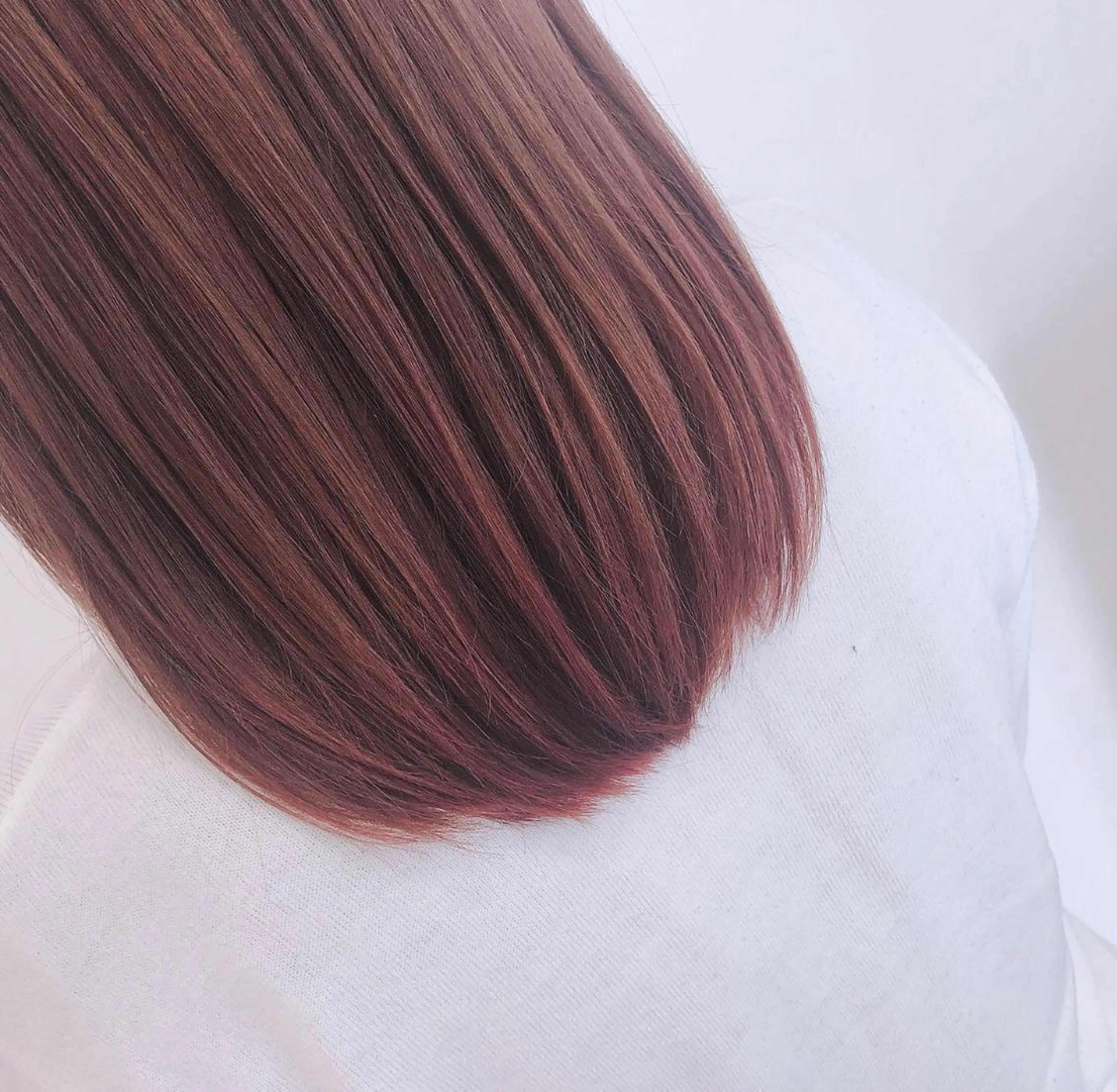 セミロング カラー ブラウンカラー レッドカラー ヘアカラー La fith hair kanonあびこ店所属・トップスタイリスト 🧸中島梨穂🧸のヘアスタイル