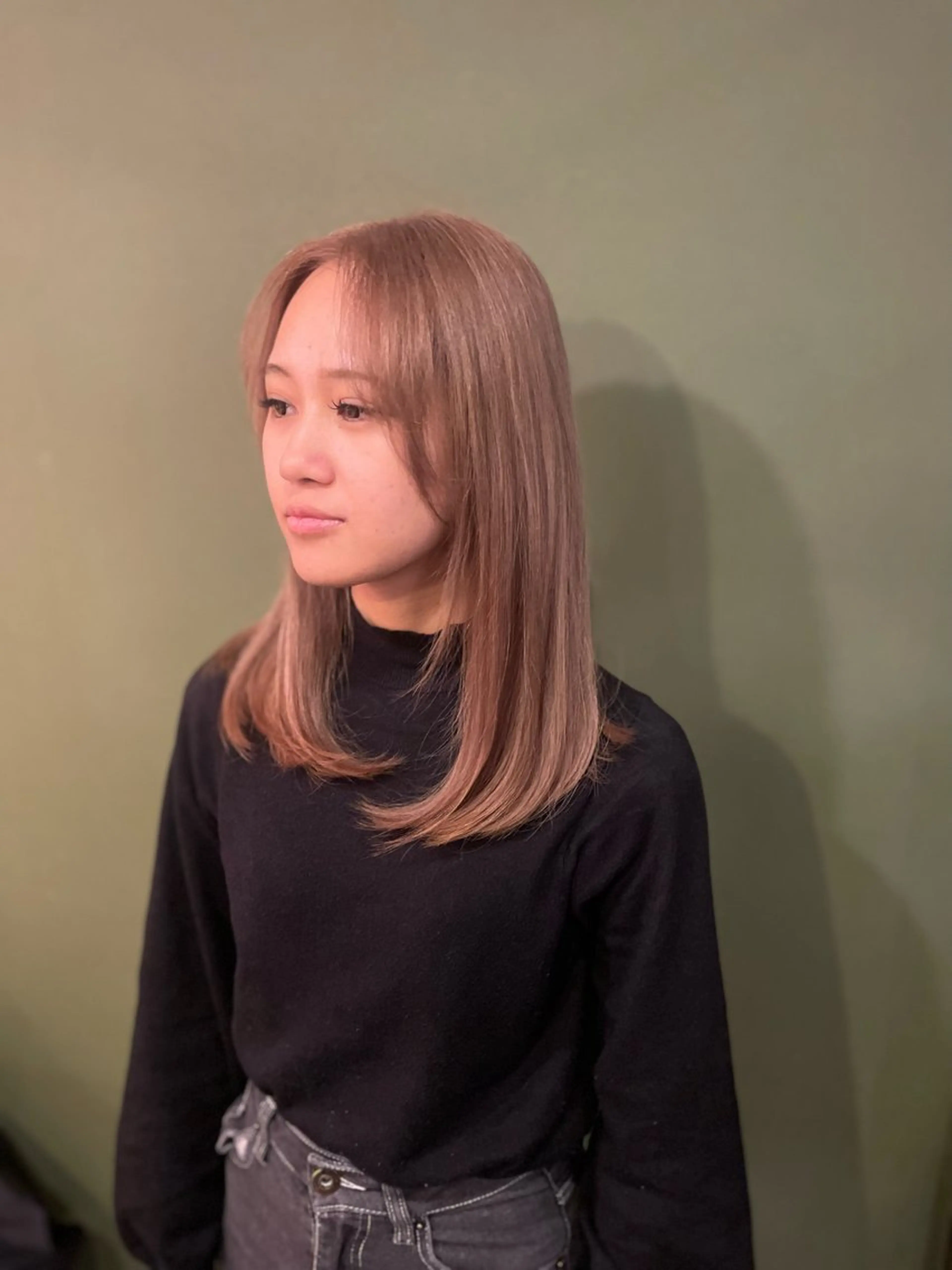 セミロング カラー ヘアカラー トリートメント PATH-hair. storeのヘアスタイル