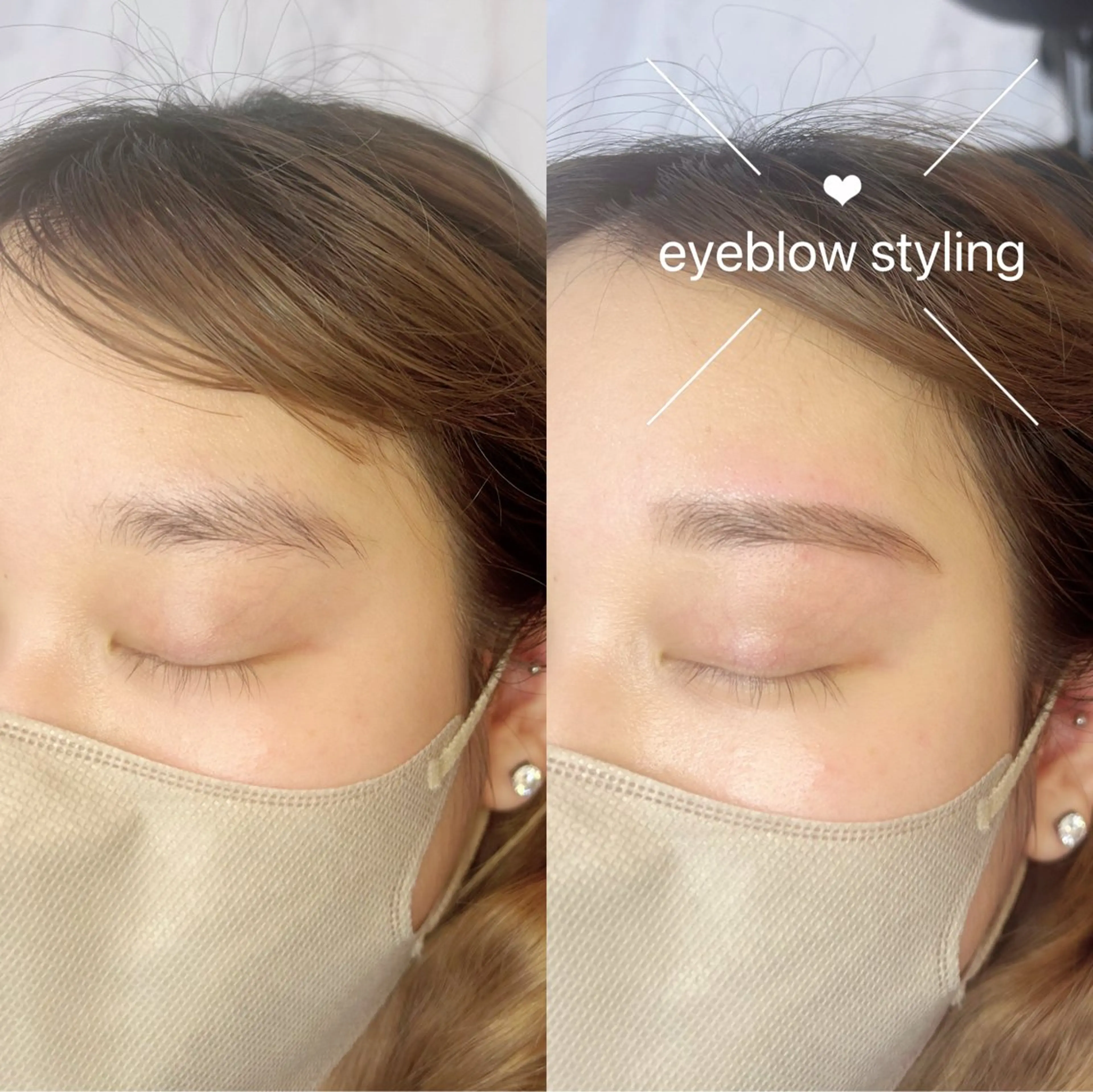 【期間限定メニュー】眉ワックス脱毛（眉メイク付き）🌻の写真