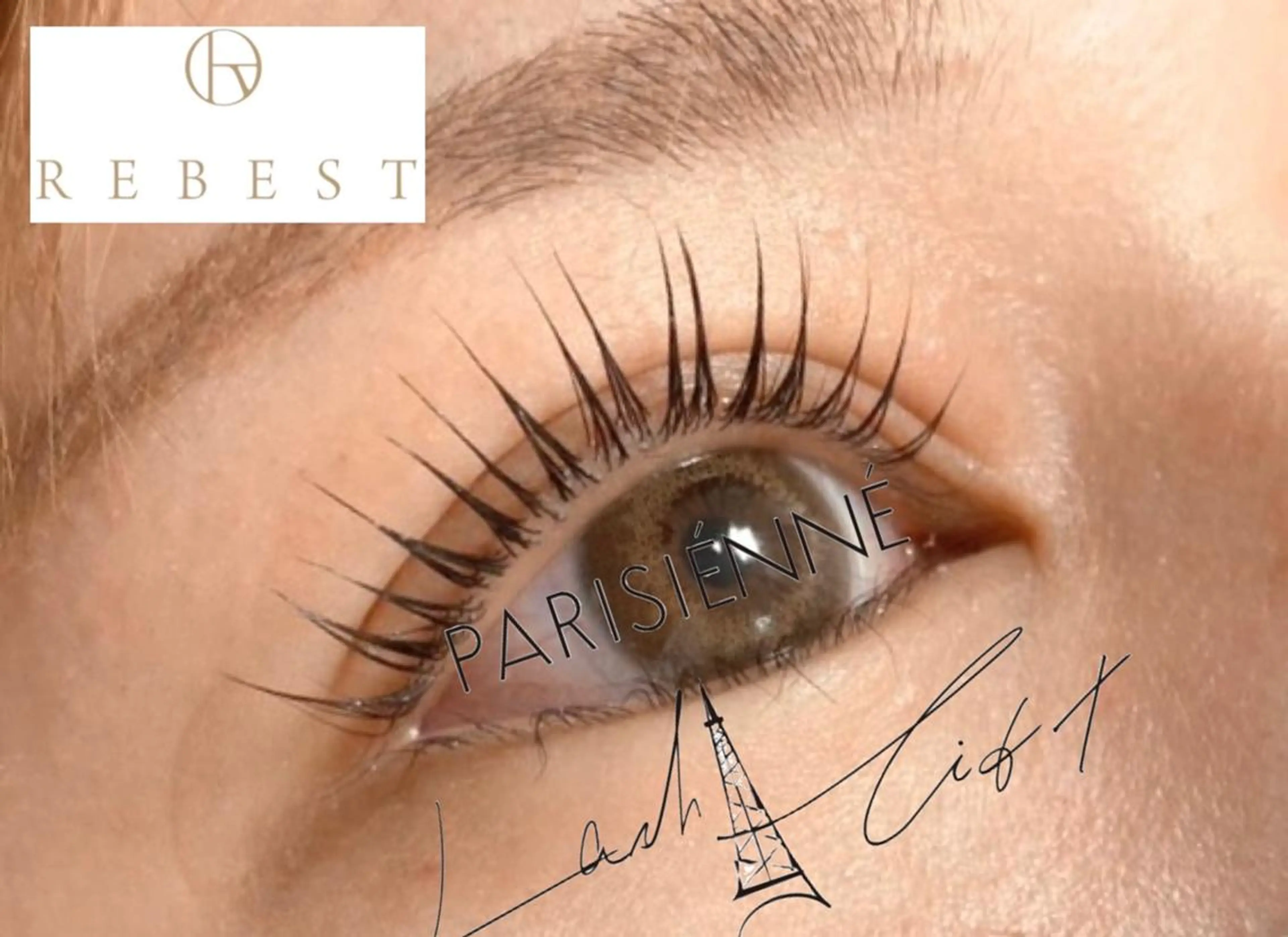 マツエク・マツパ パリジェンヌラッシュリフト 心斎橋REBEST HINATA🍒のマツエク・マツパデザイン