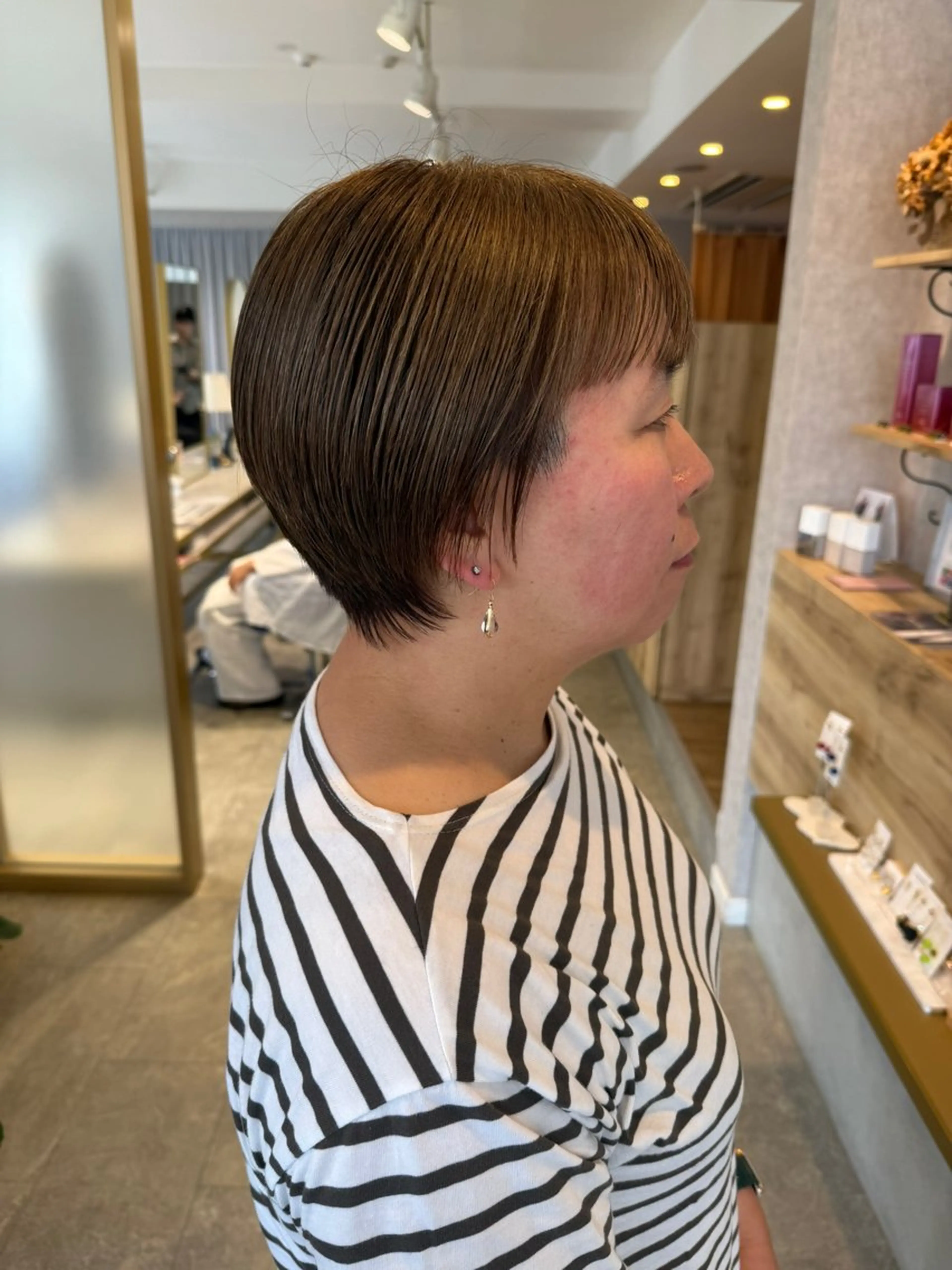 ショート 丸みショート ショートヘア カット ヘアカラー letterby novel  はるみのヘアスタイル