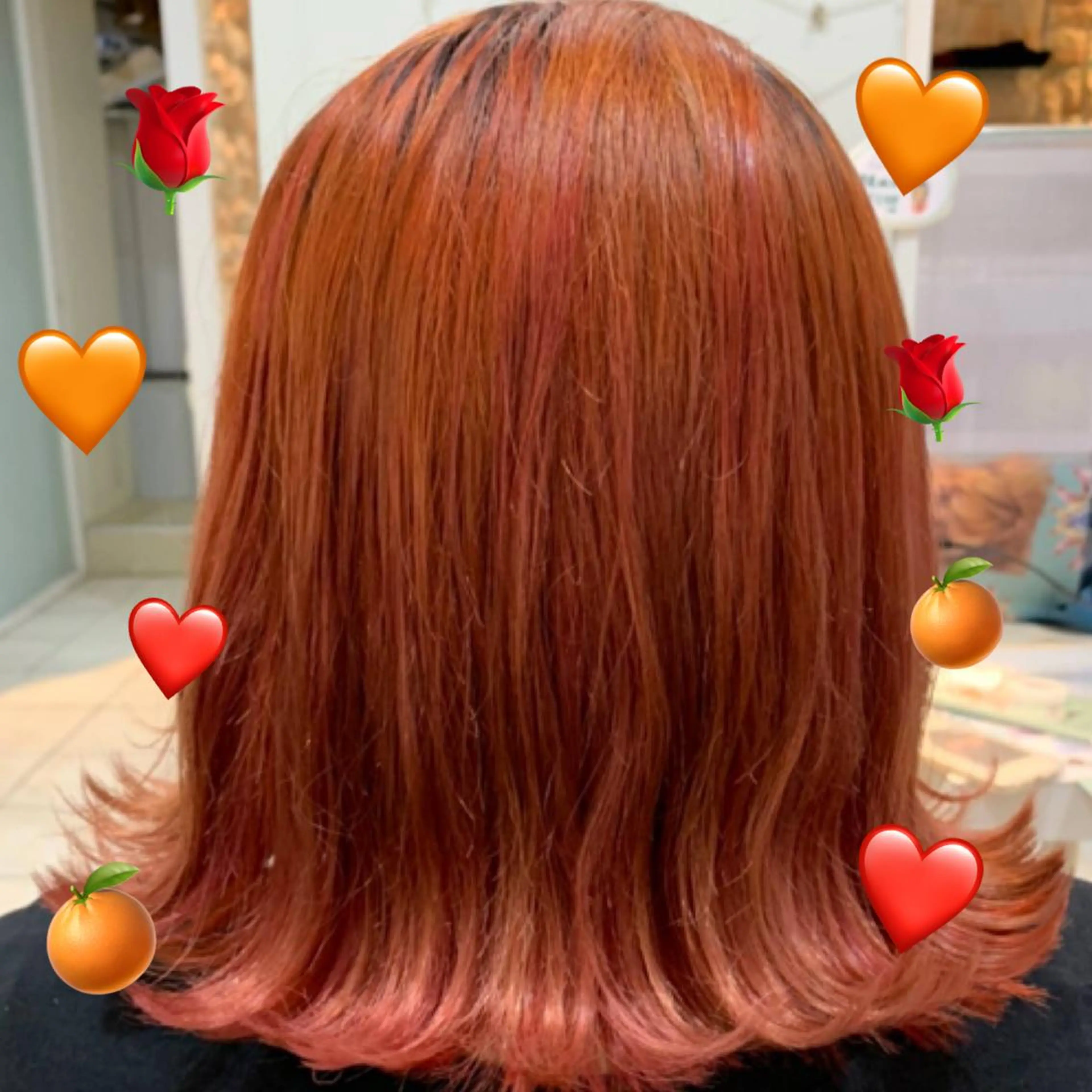 ミディアム カラー ヘアカラー 【髪質改善特化】 艶髪/透明感カラーのヘアスタイル