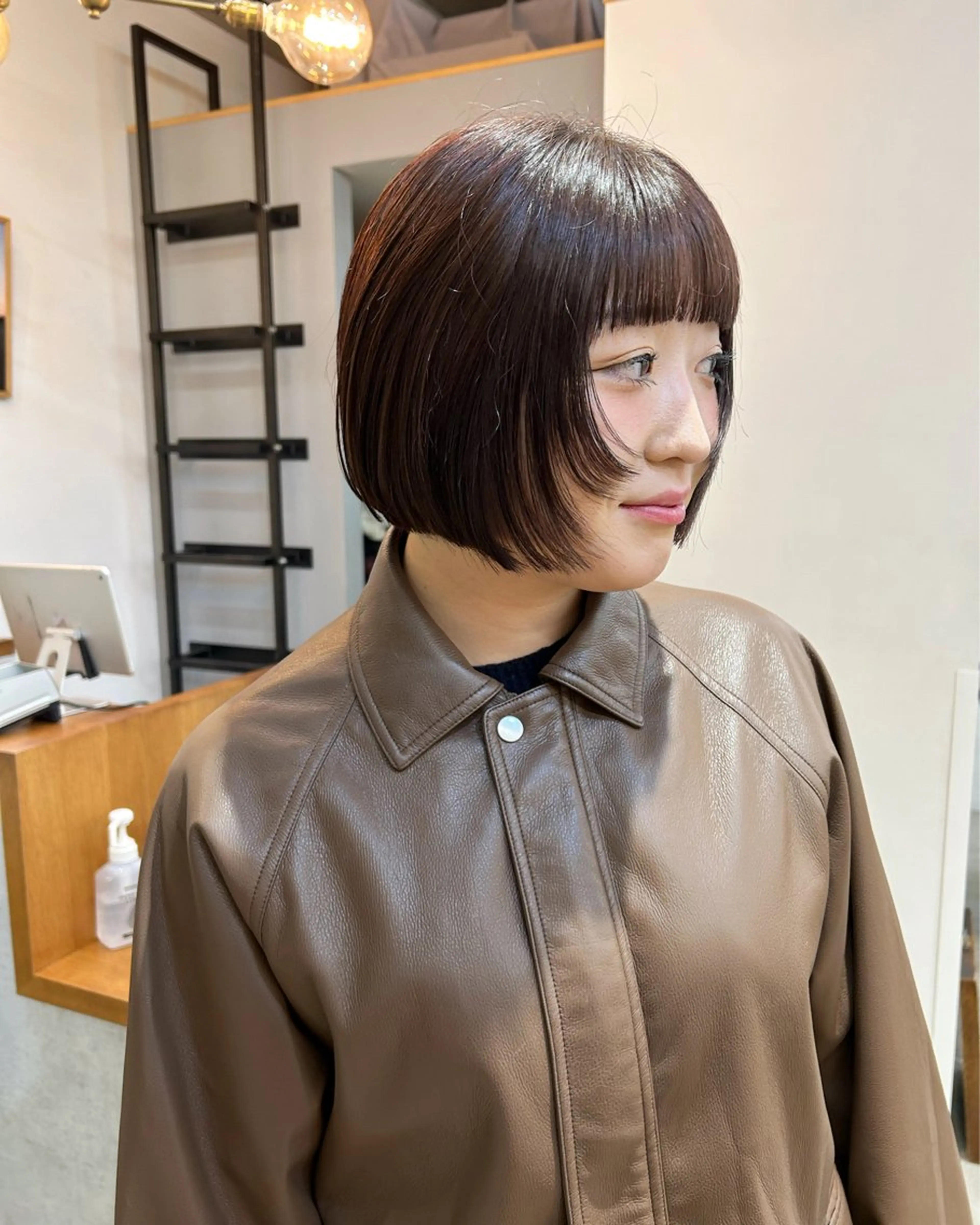 ショート カラー 顔周りカット カット 表参道OLSEN✂︎ nanamiのヘアスタイル