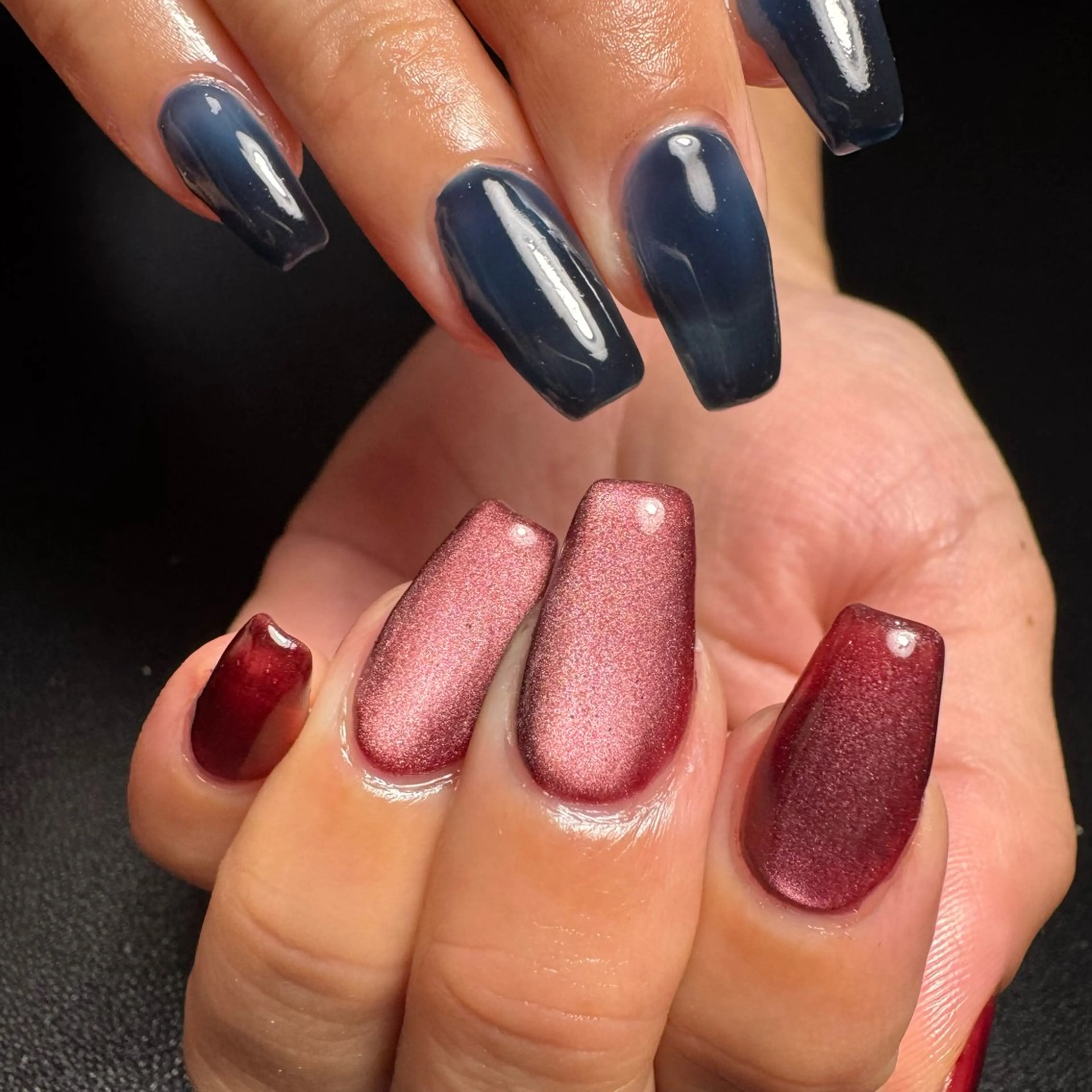 ネイル マグネットネイル ハンドネイル M. freenailのネイルデザイン