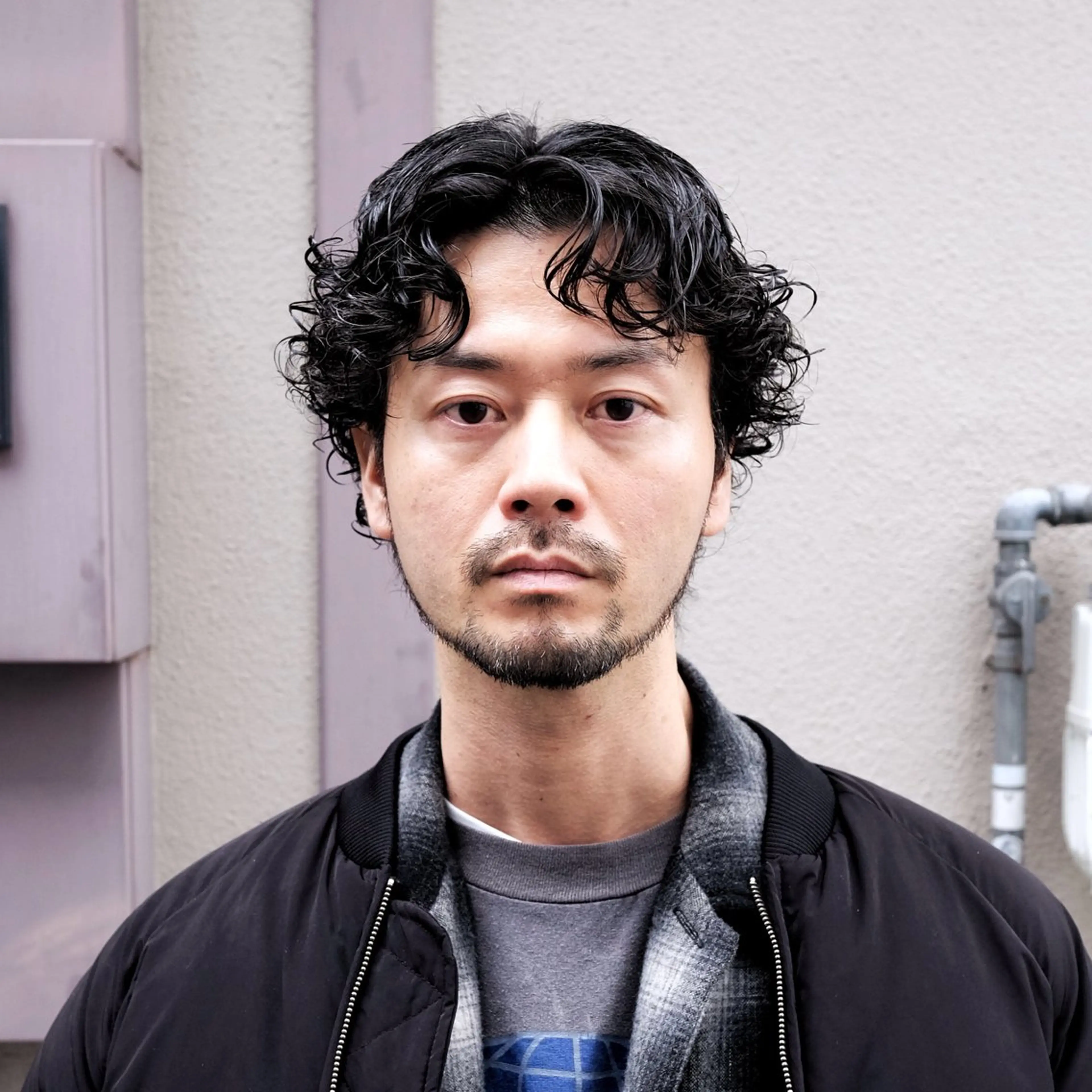 ショート パーマ メンズ GAKU 岳人のヘアスタイル