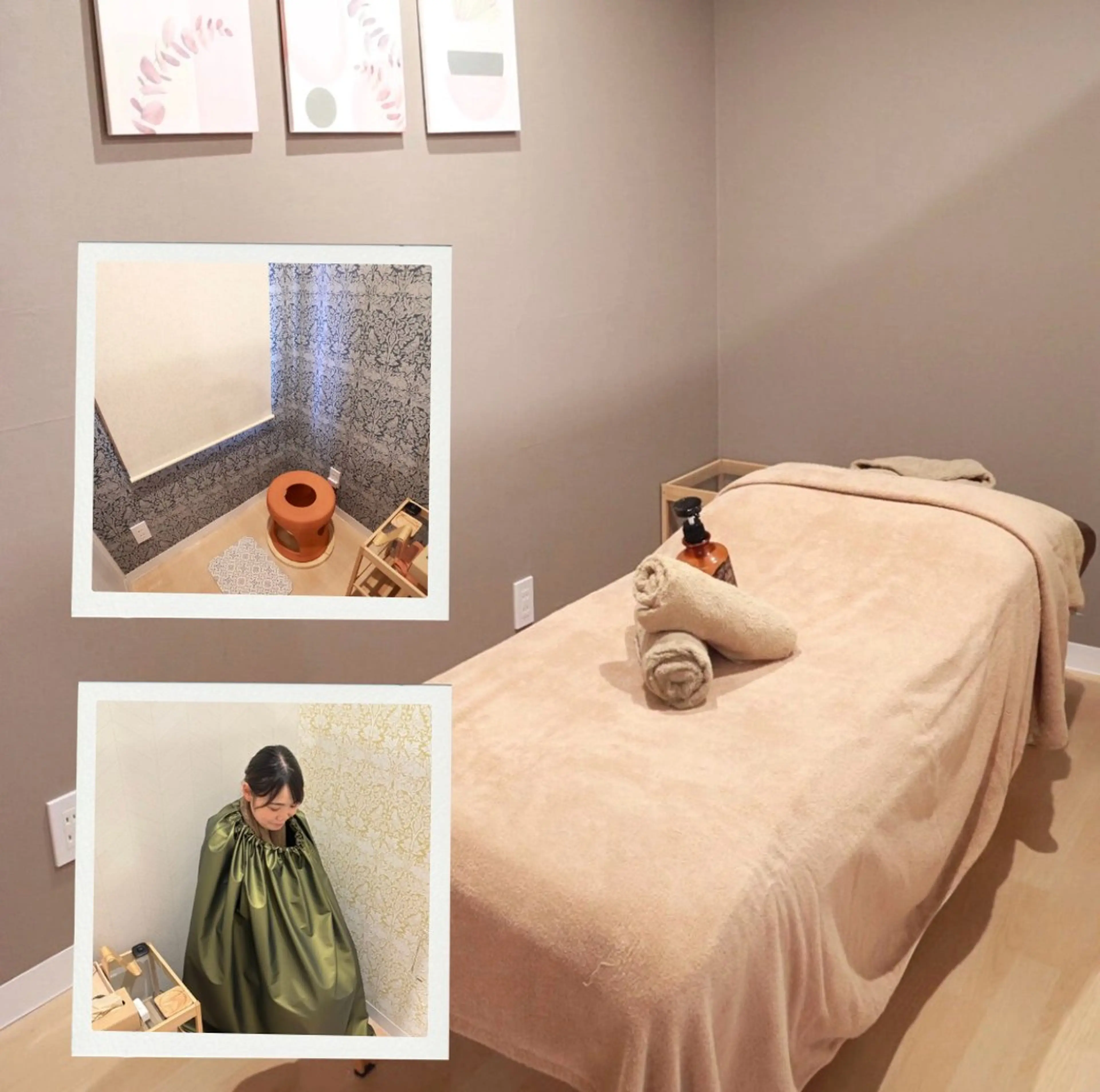 🪷全身ボディオイルケア(60分)➕よもぎ蒸し(40分)セット🌿の写真