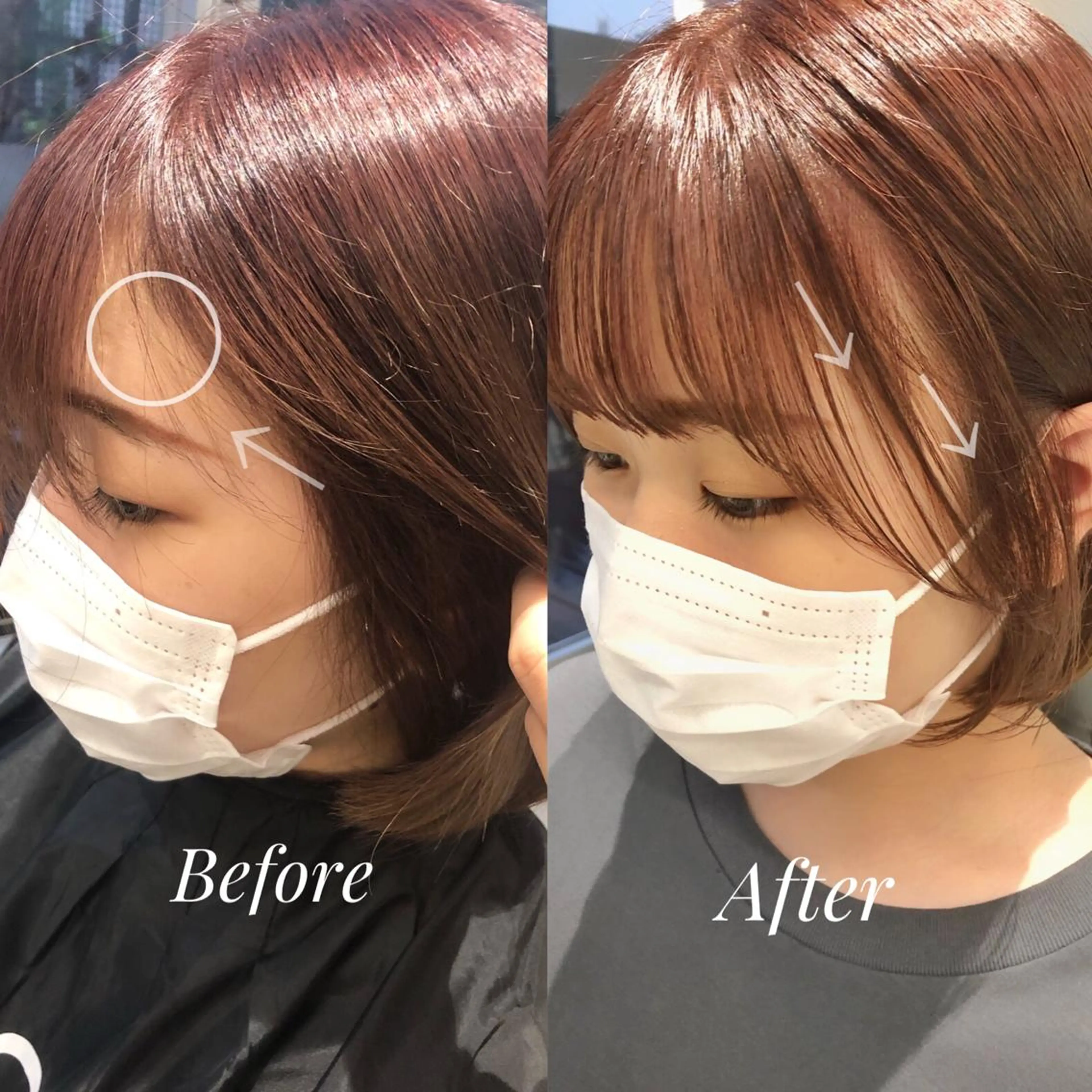 ショート 小顔カット カット トリートメント Hair Salon BOTTOMS所属・✨透明感ケアカラー✨ 長野ゆきなのヘアスタイル