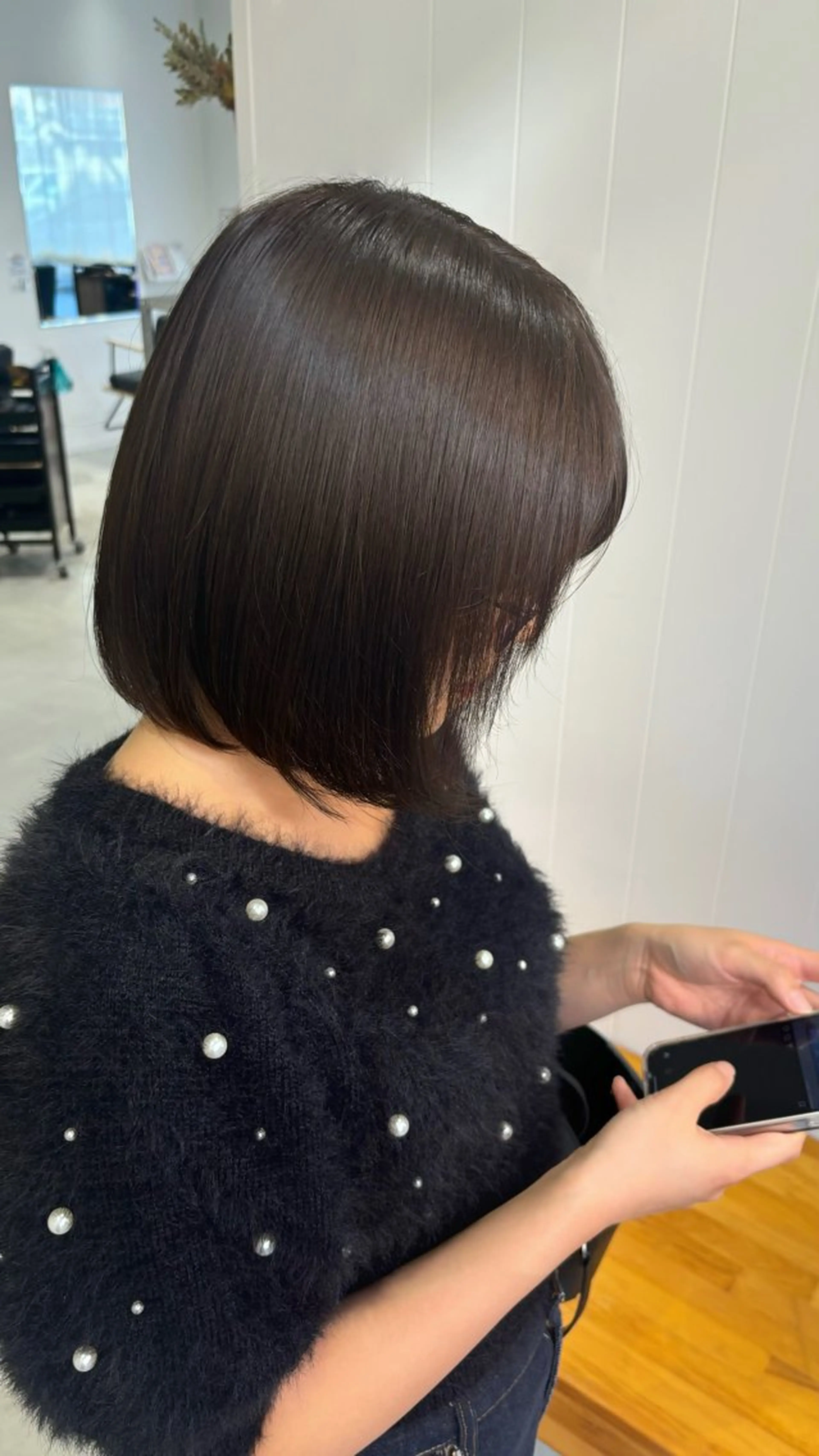 カラー ヘアカラー 石橋 華のヘアスタイル