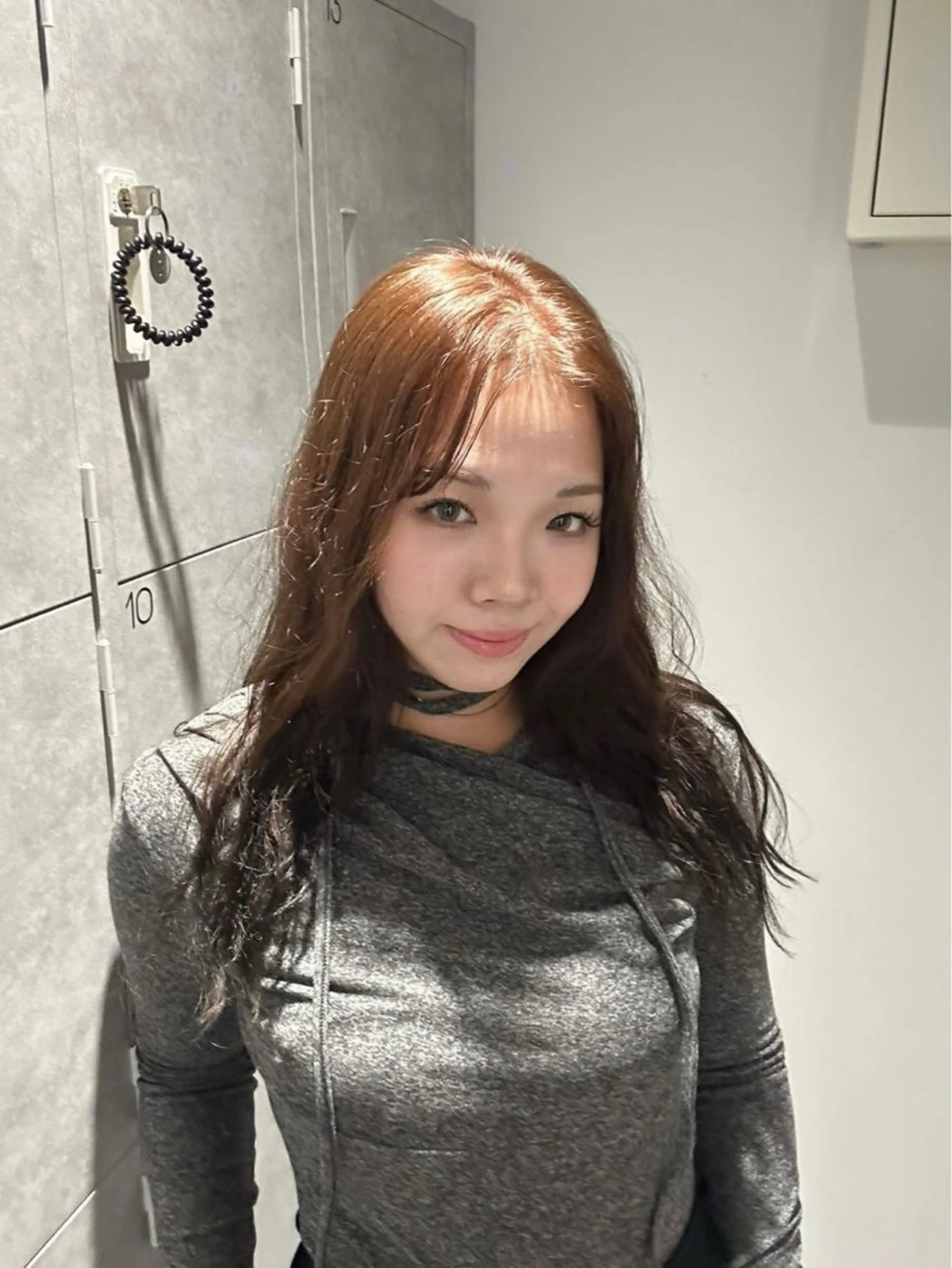 ロング ヘアカラー 韓国ヘア/レイヤー/ sara 🎀のヘアスタイル