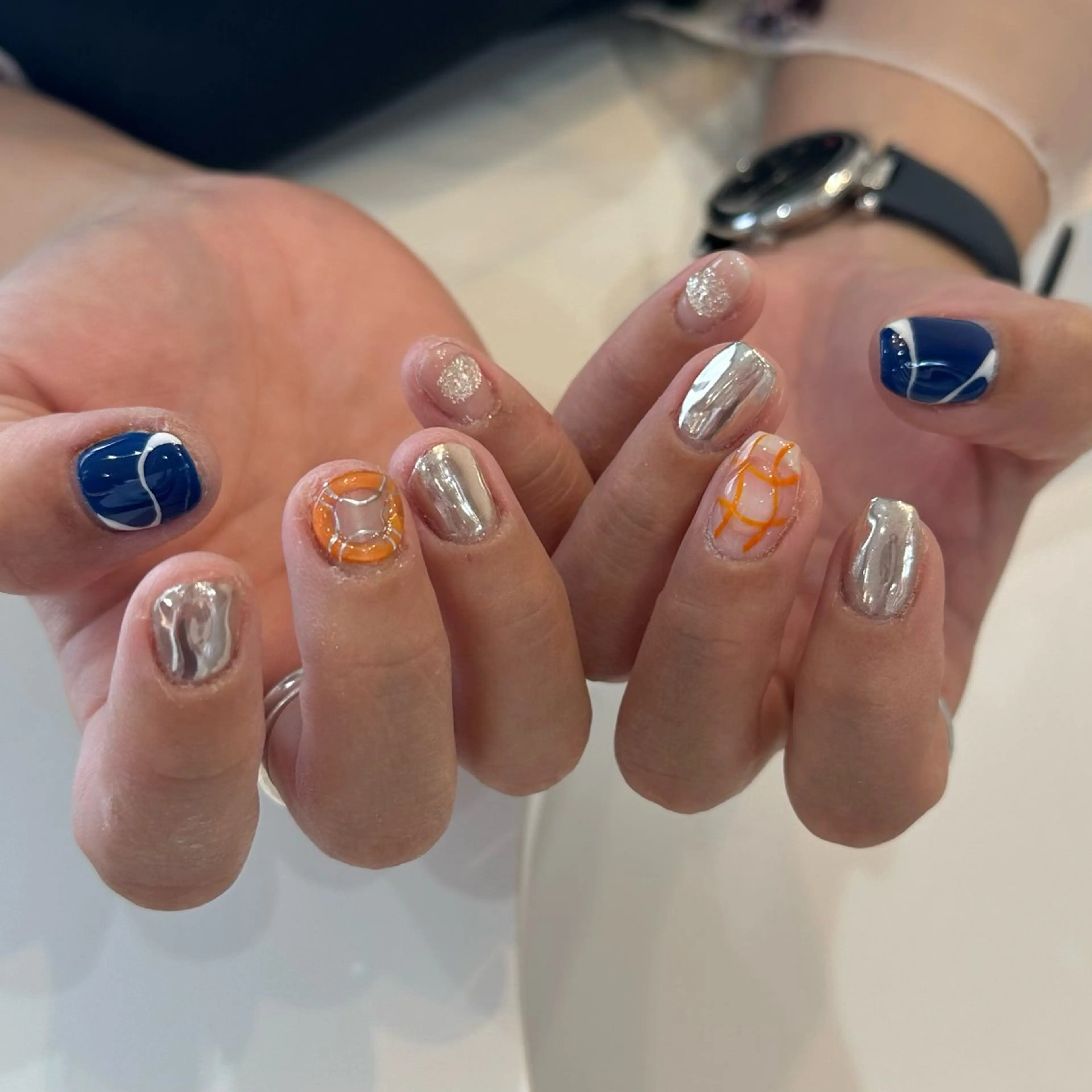 ネイル ハンドネイル COIN  nail hinataのネイルデザイン