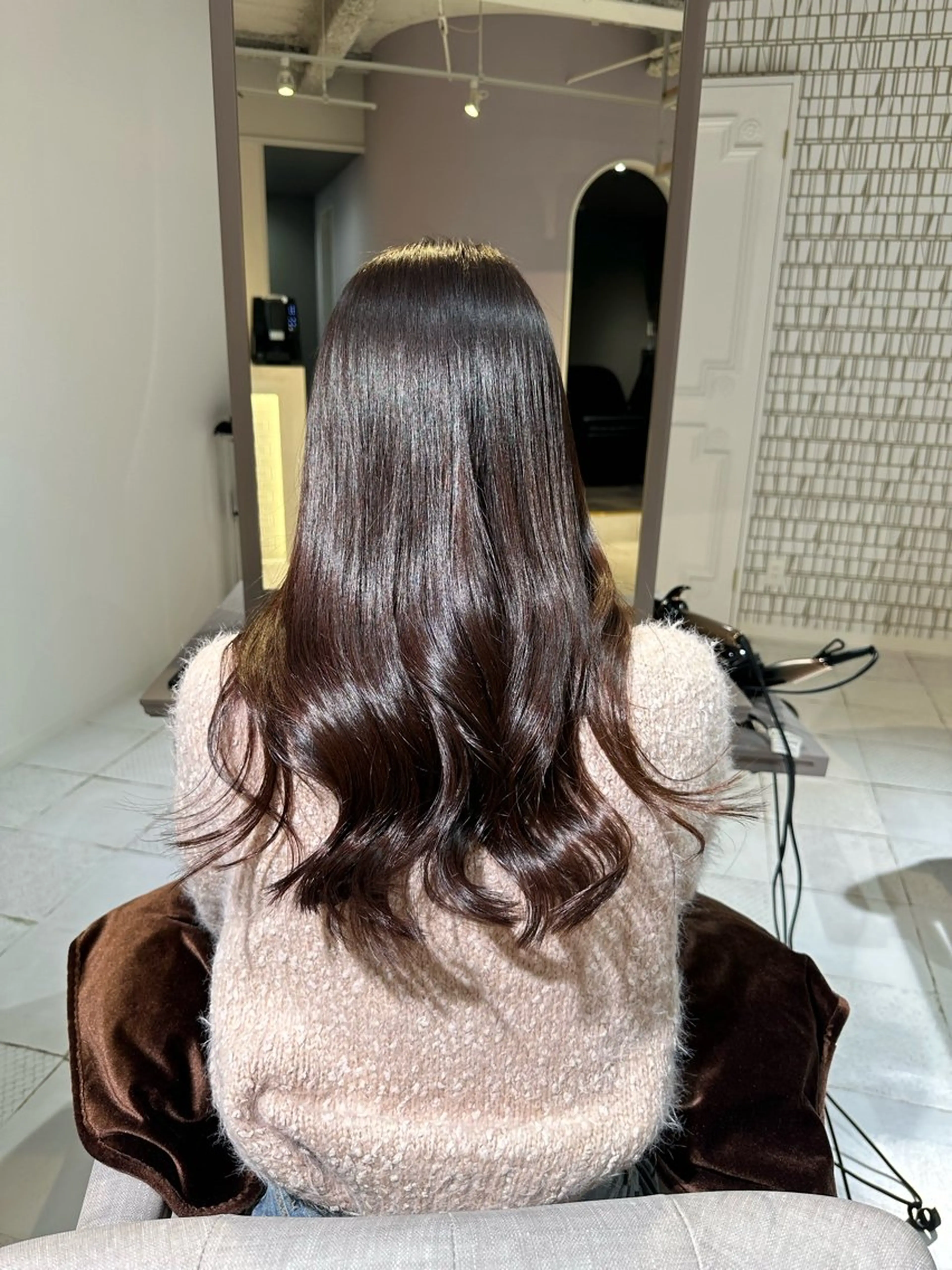 ロング カラー 髪質改善 AInoa  TENET所属・北千住 髪質改善 カナのヘアスタイル