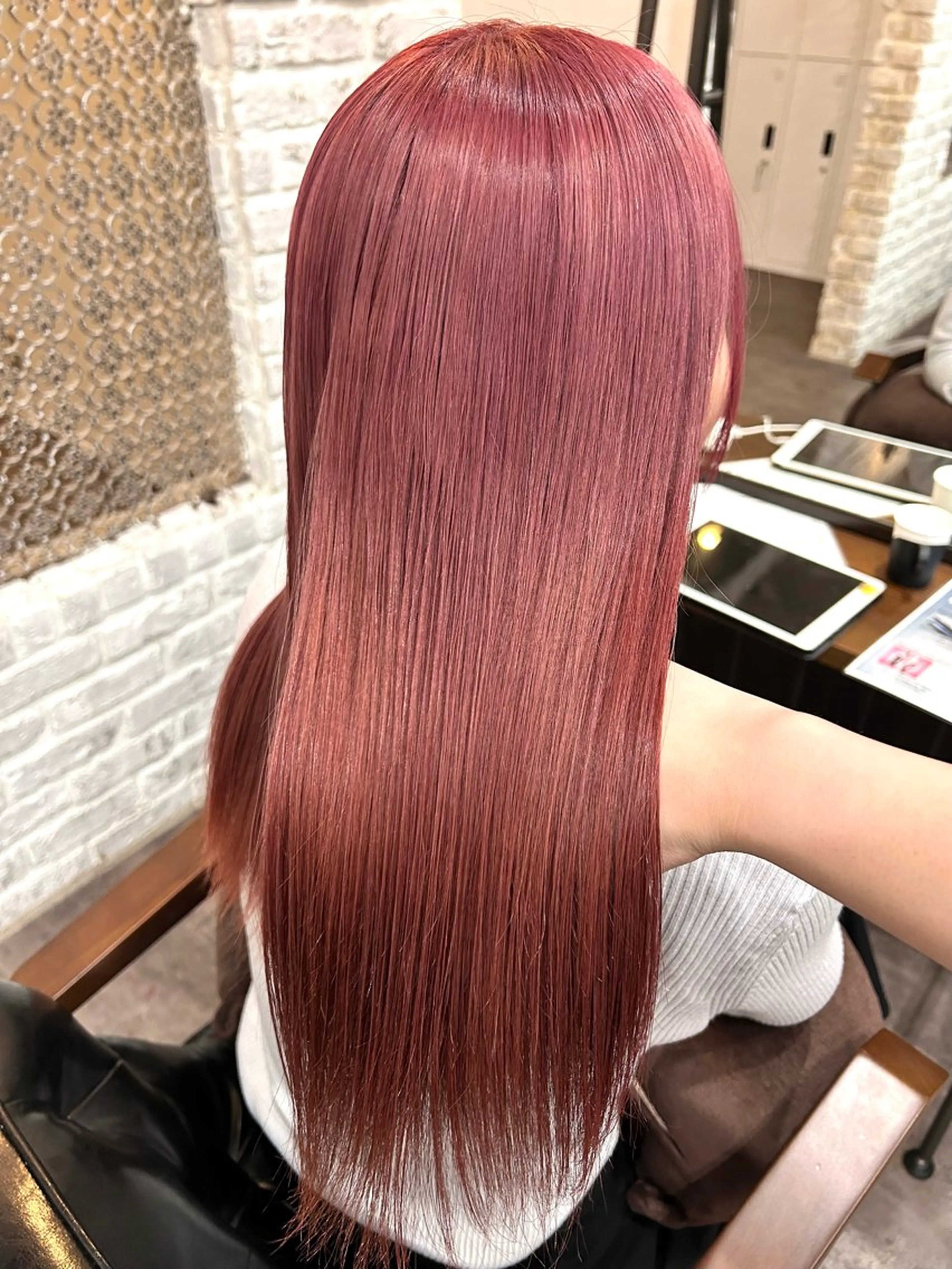 ロング カラー ヘアカラー 🦄🩵YUNA 🩵🦄のヘアスタイル