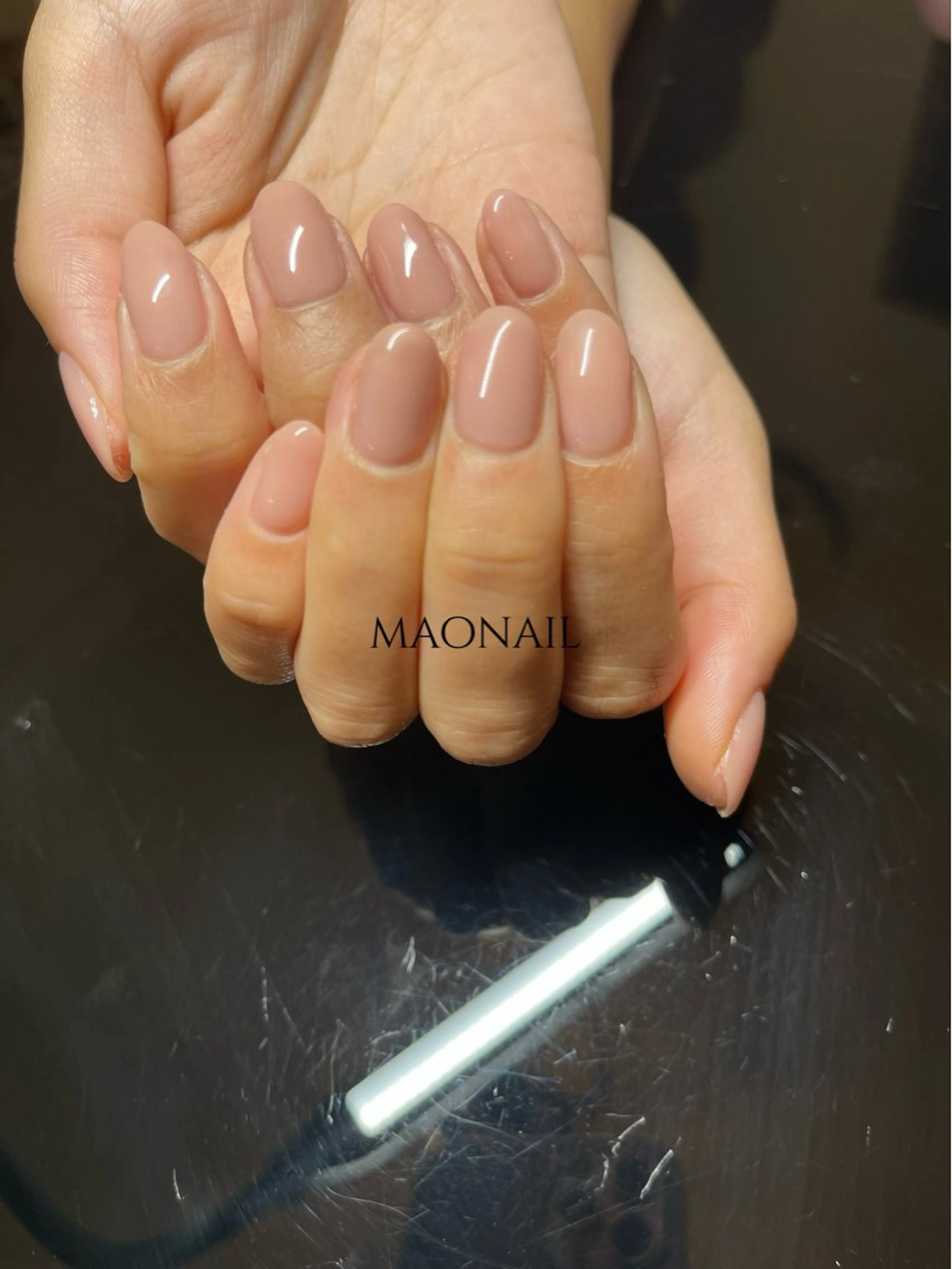 ミディアム ハンドネイル ＆MERCI所属・&MERCI nail maoのネイルデザイン