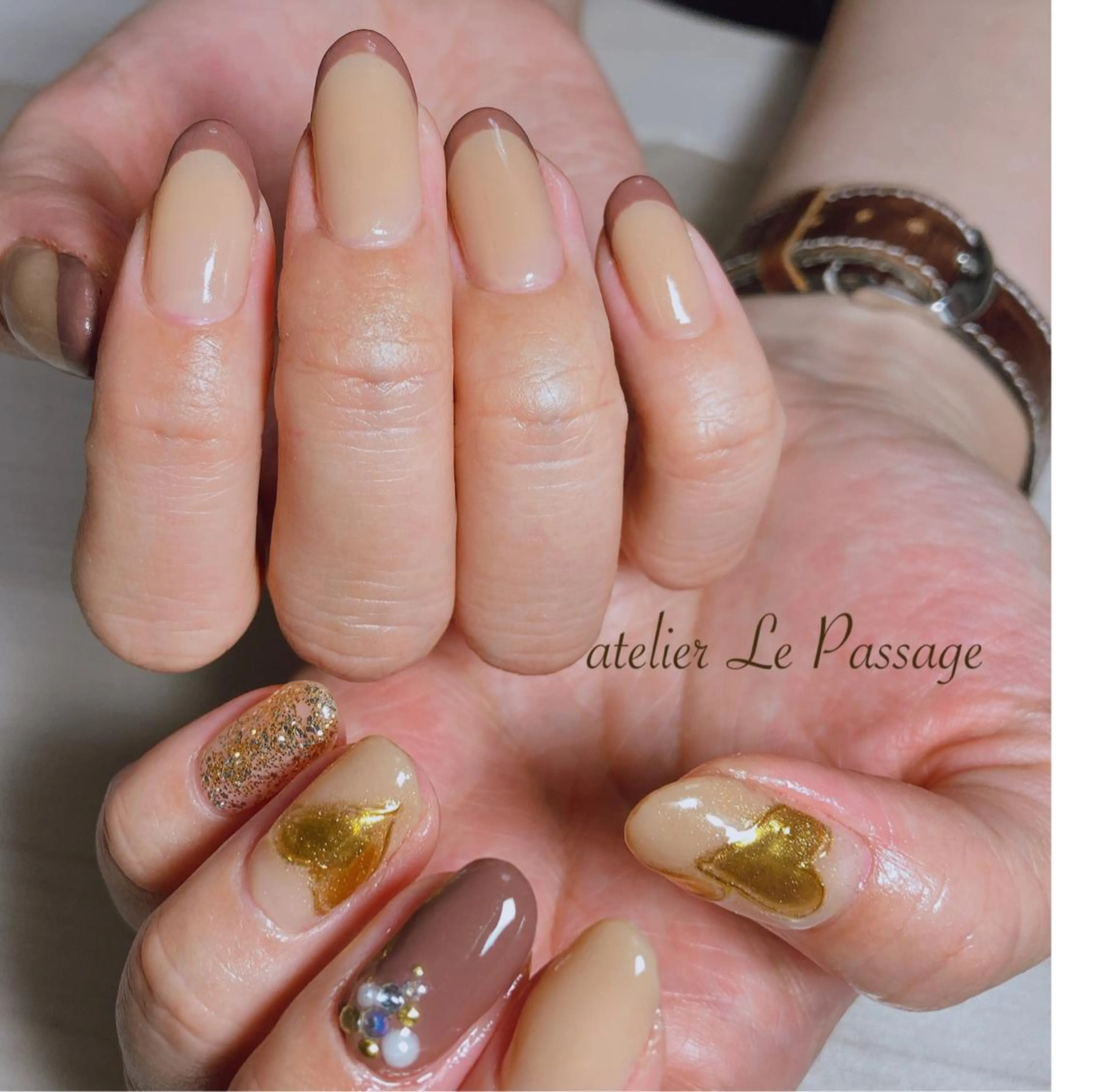 ネイル ジェルネイル パラジェル Atelier Le Passage所属・h nakatsukaのネイルデザイン