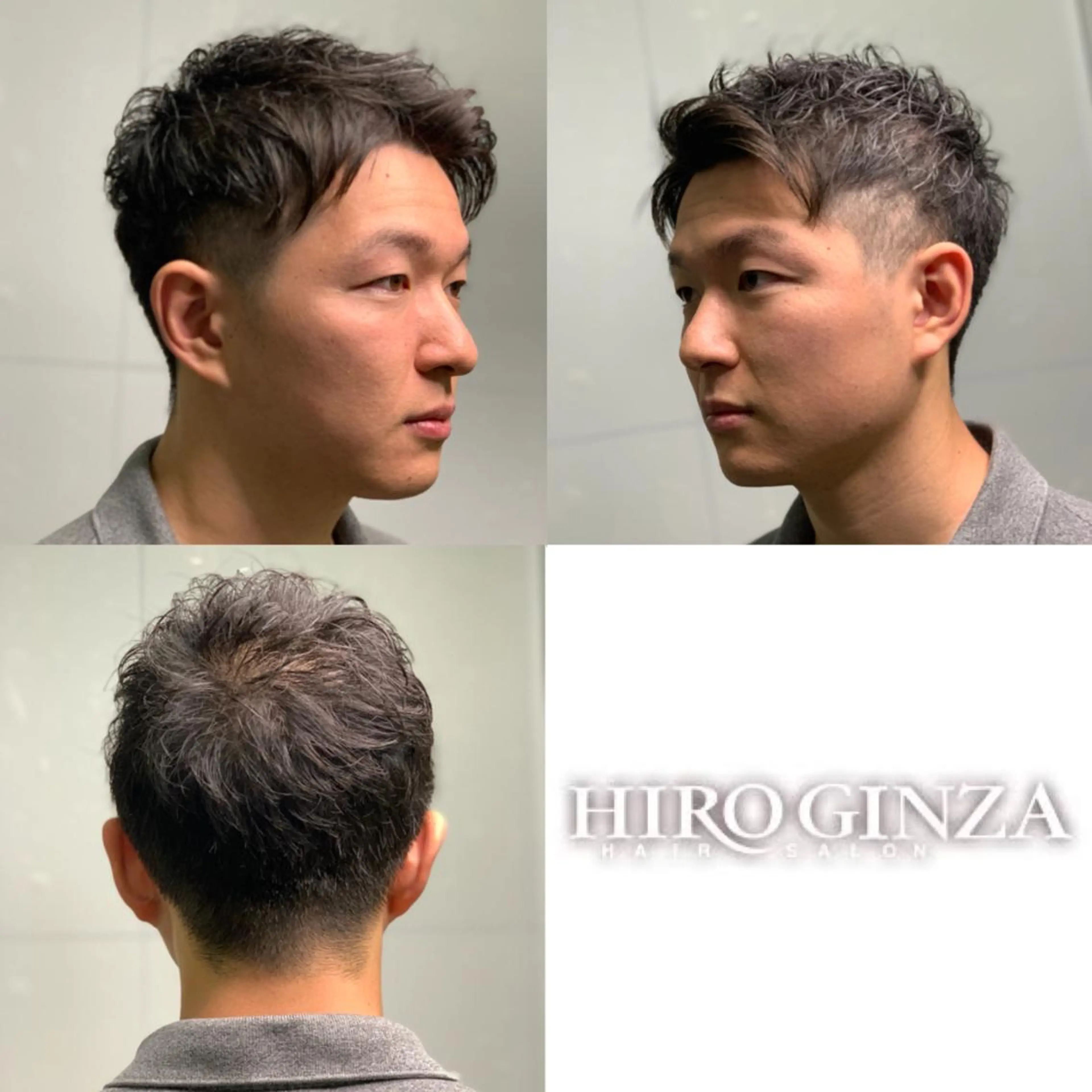 ショート ヒロ銀座プレミアムバーバー銀座店所属・田中 心のヘアスタイル