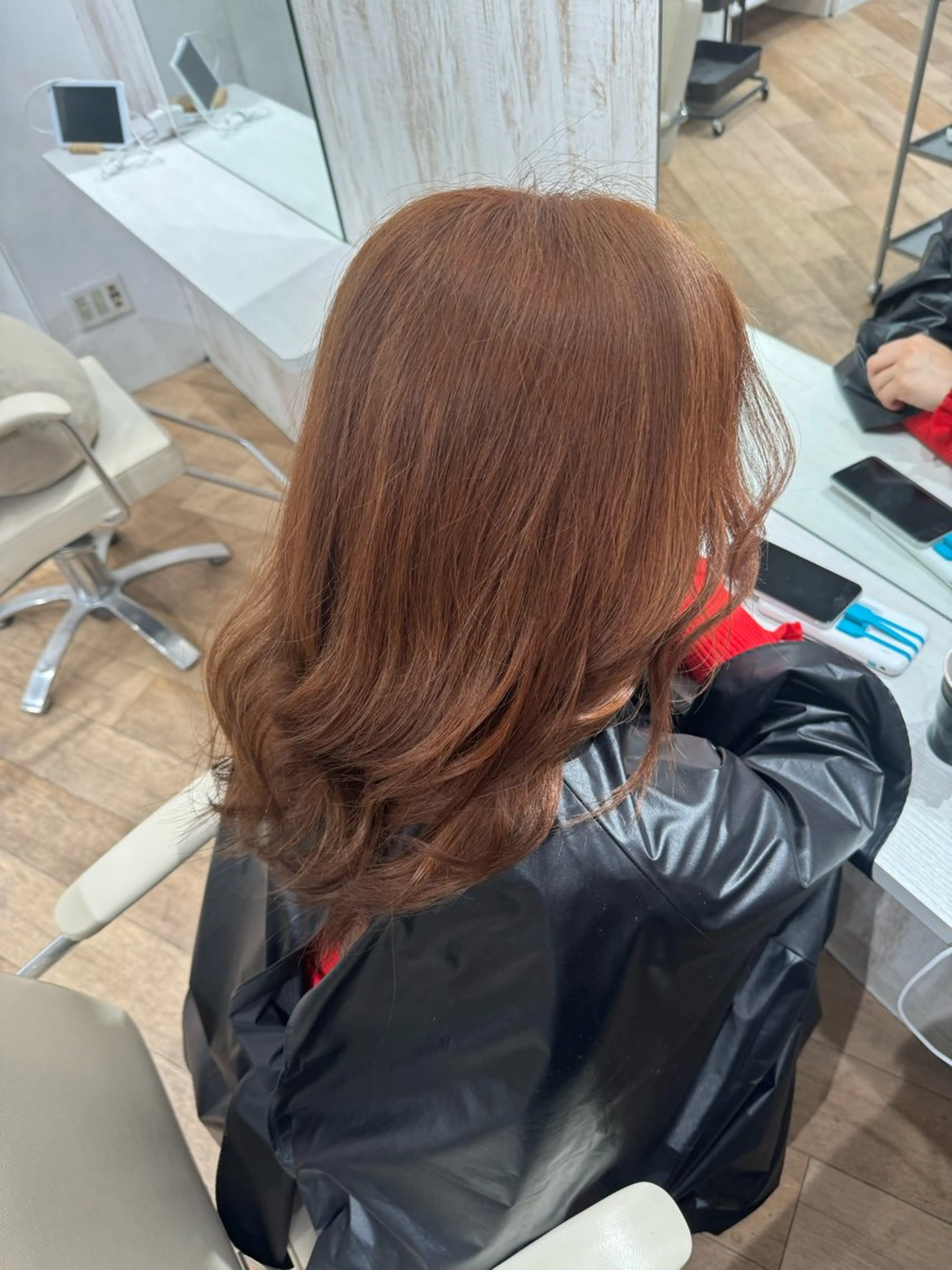 ミディアム カラー 新宿/レイヤー/ ブリーチ/西川翔真のヘアスタイル