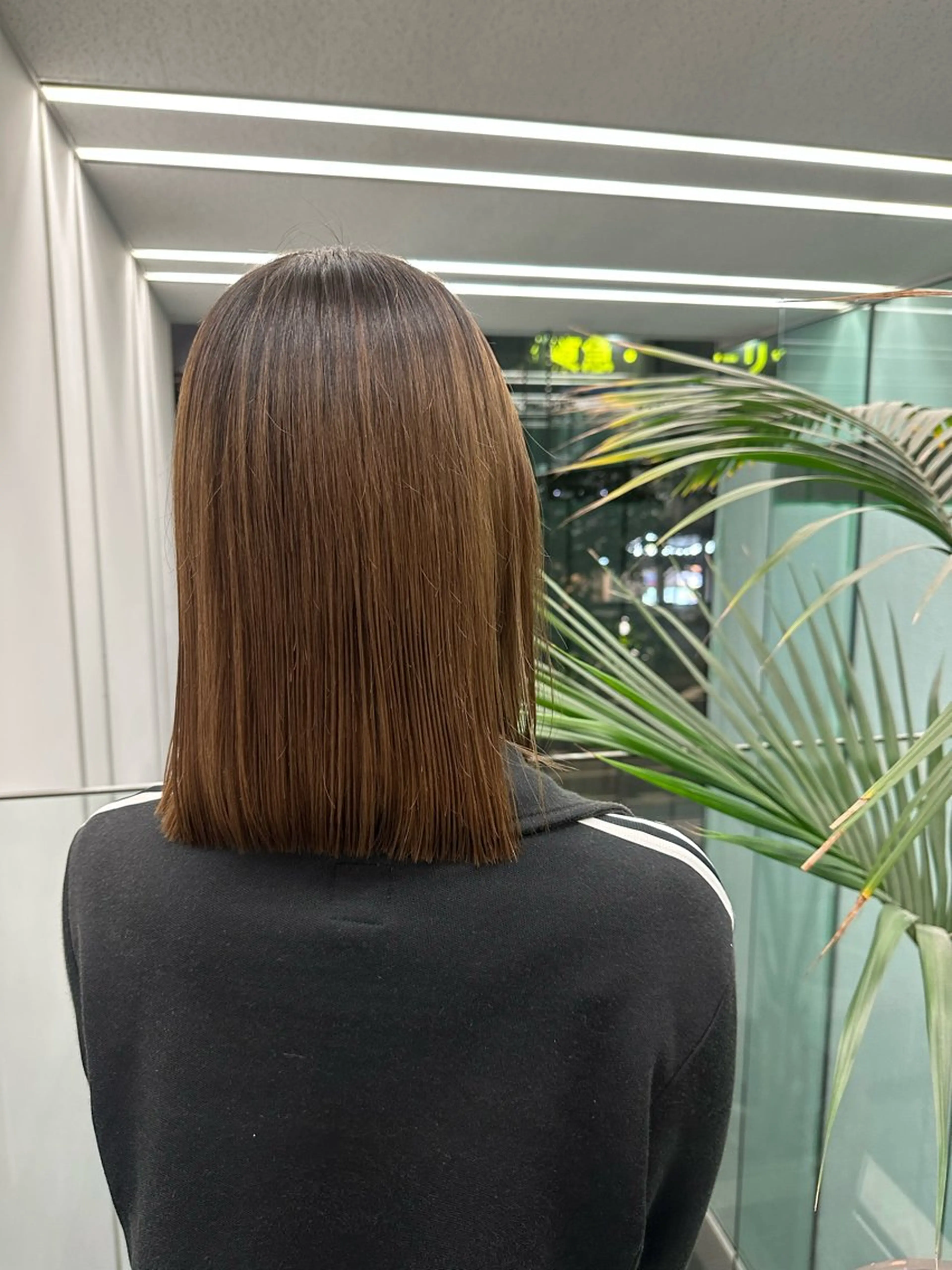 ミディアム ボブ カット ごとう さなのヘアスタイル