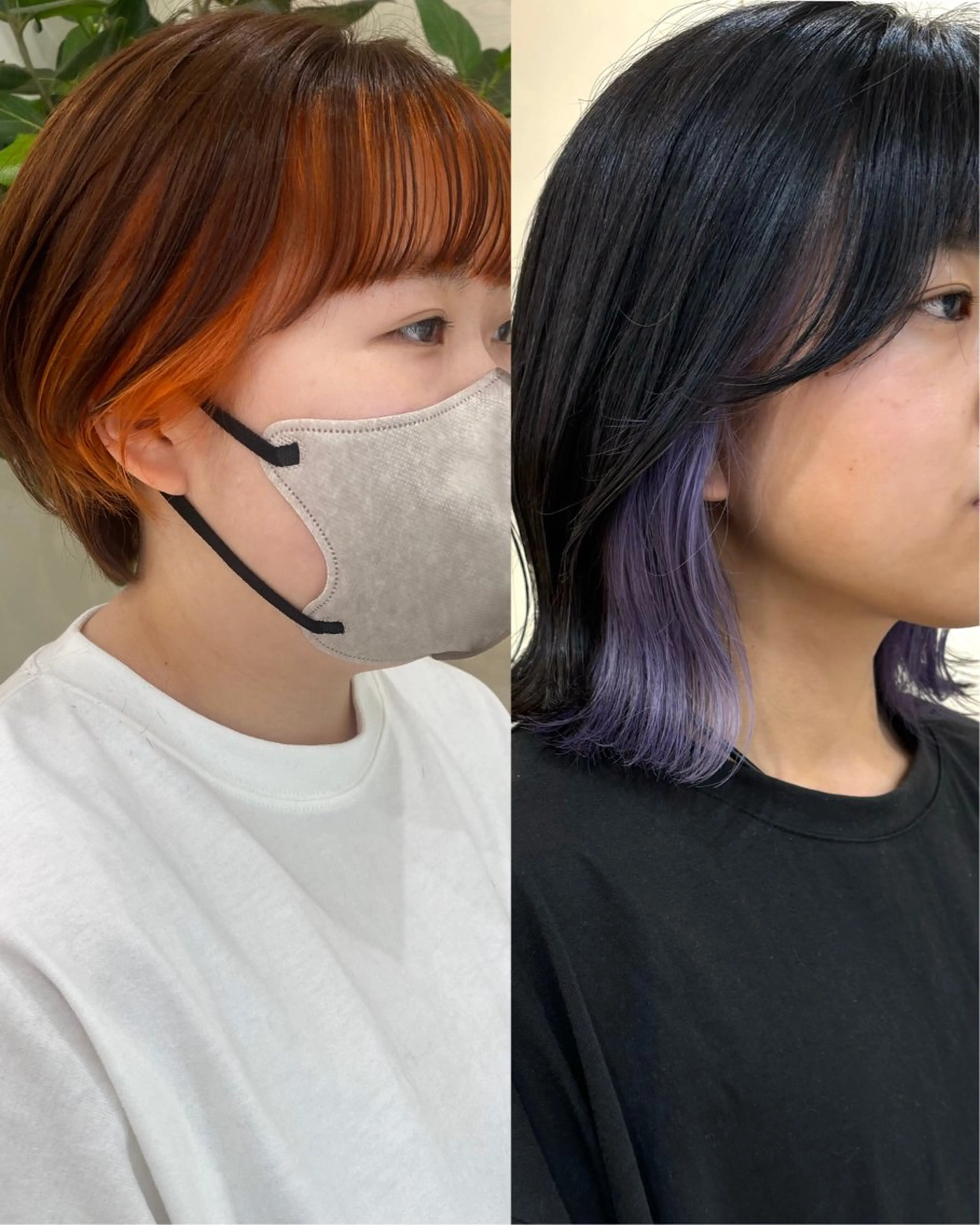 デザインカラー+髪質改善Aujua2ステップトリートメント🌿の写真