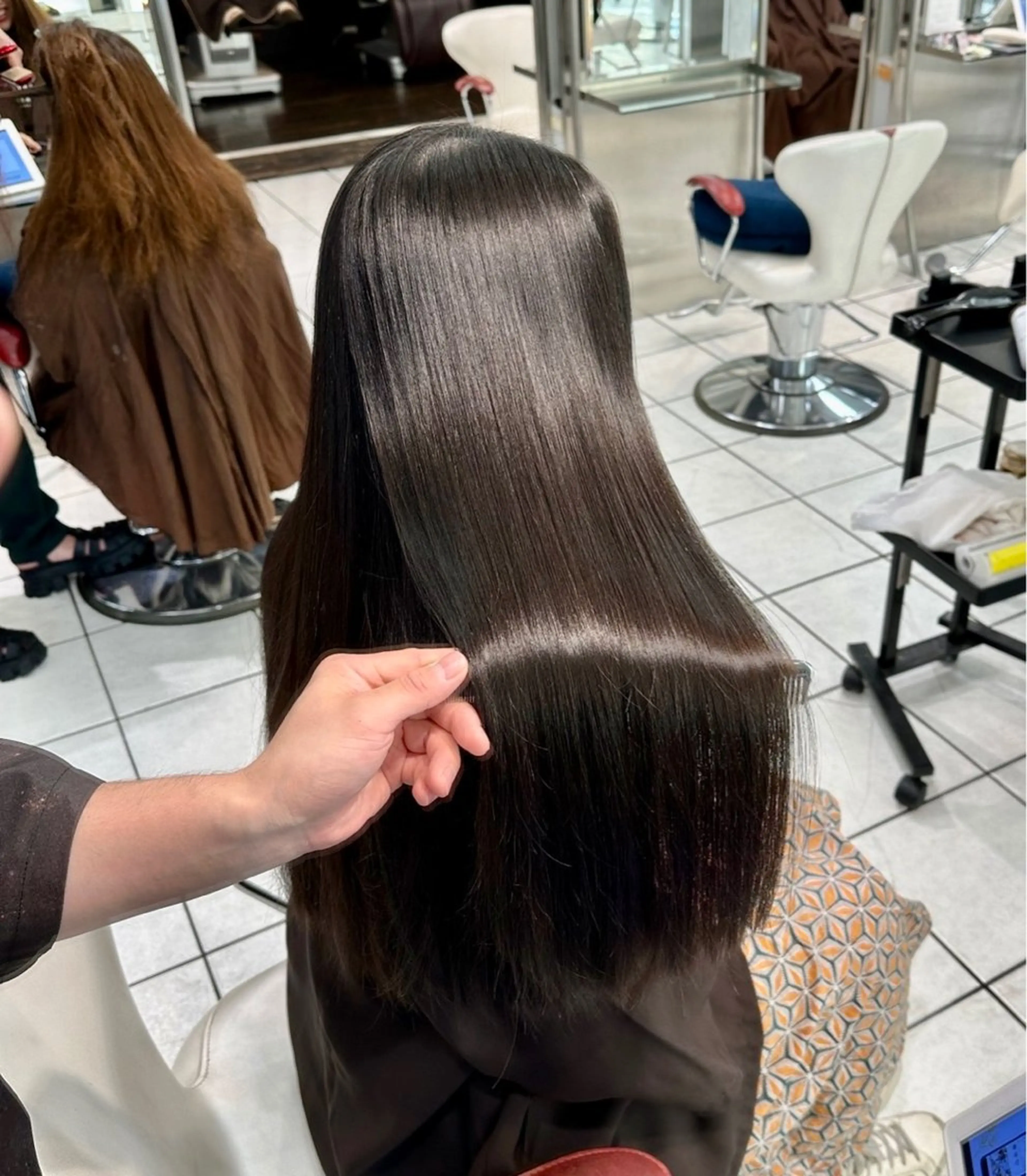 ロング カラー パーマ ヘアアレンジ メンズ キッズ メンズブリーチ ブリーチ 髪質改善 縮毛矯正 ストレートパーマ カット 縮毛矯正 トリートメント 🪽美髪の神🪽 💎RYUSEI💎のヘアスタイル