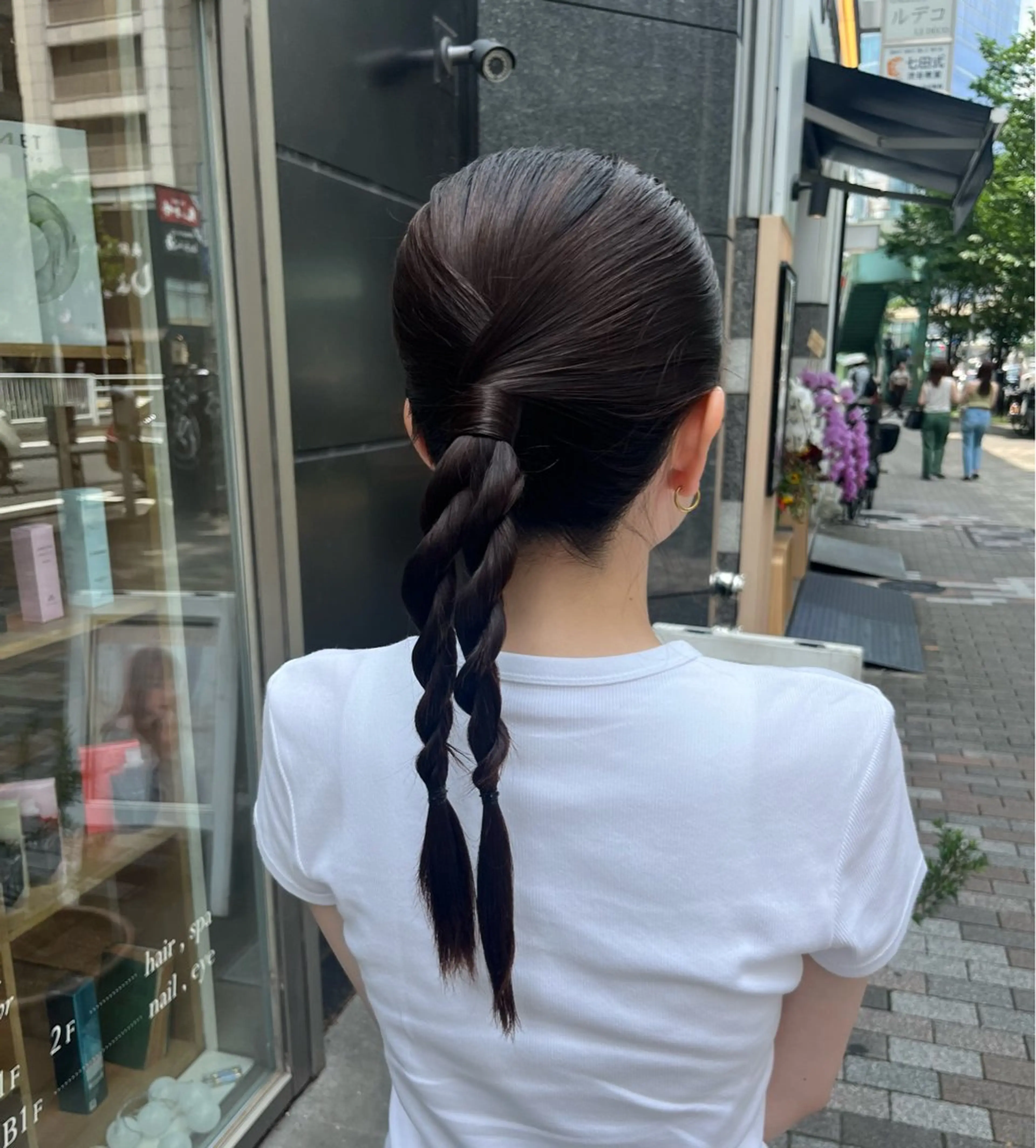 セミロング ヘアセット ゆもとまひろ🫧 渋谷/メンズパーマのヘアスタイル