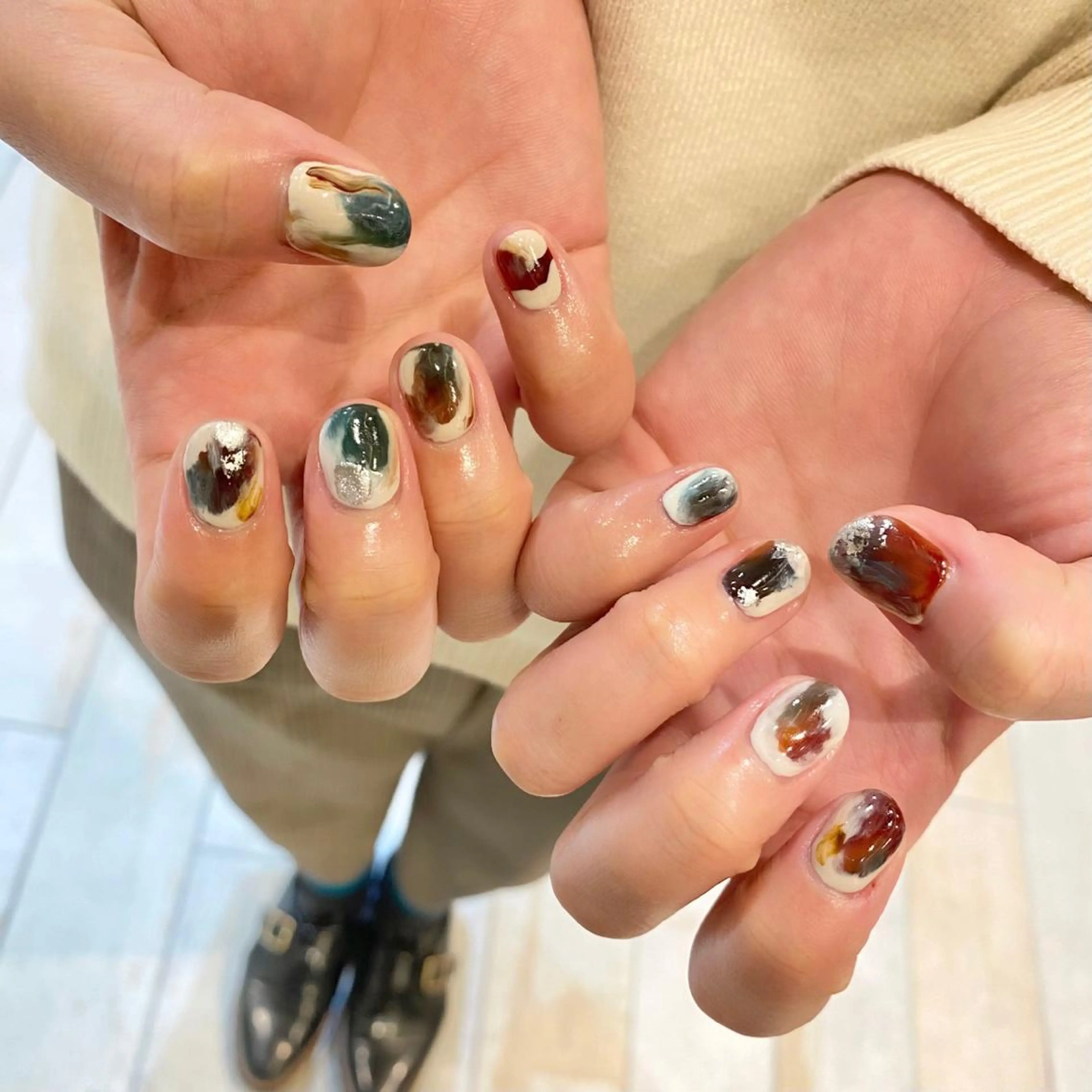 ネイル ハンドネイル Yuriko Omi パラジェル/渋谷のネイルデザイン