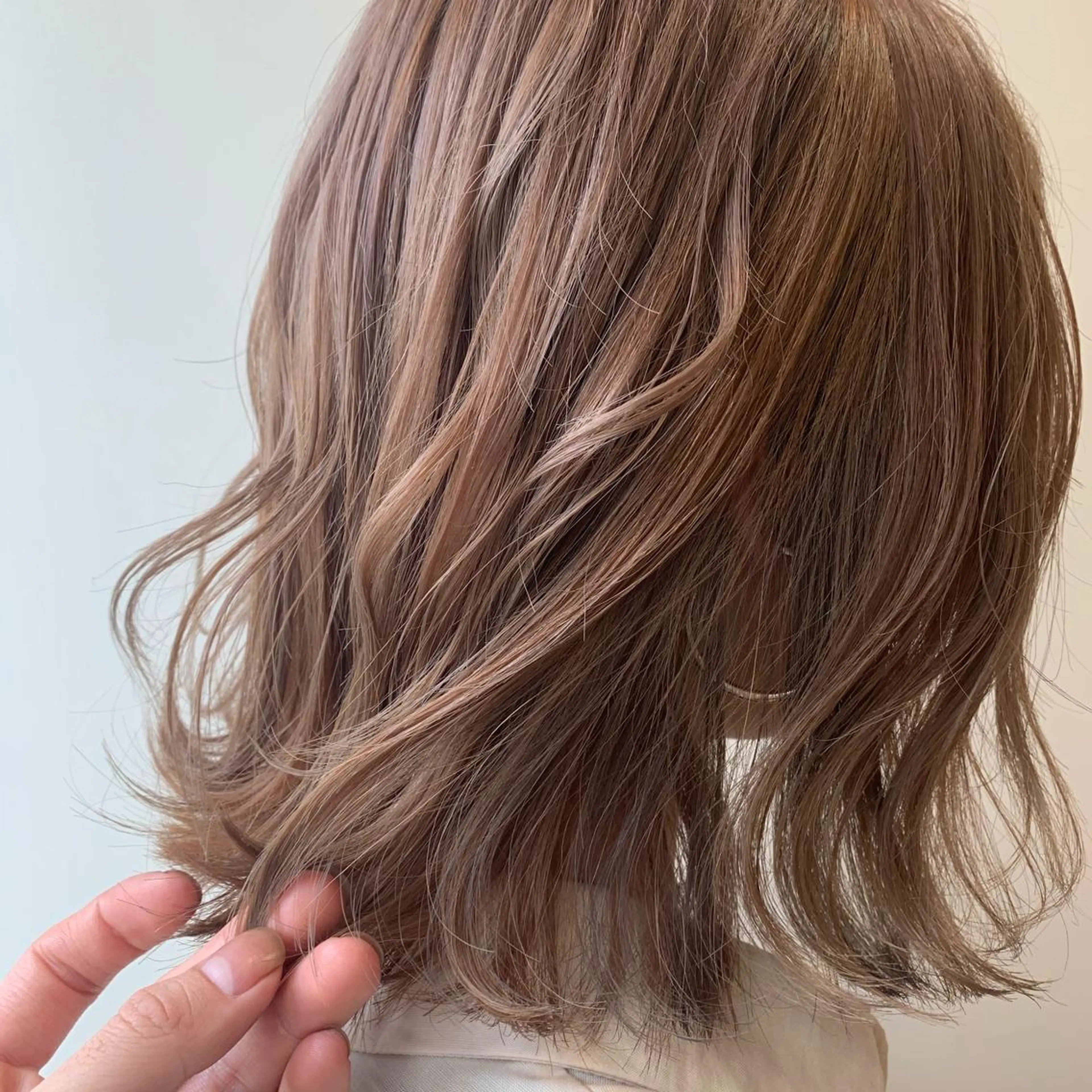 ミディアム ヘアカラー 棚橋 光海のヘアスタイル