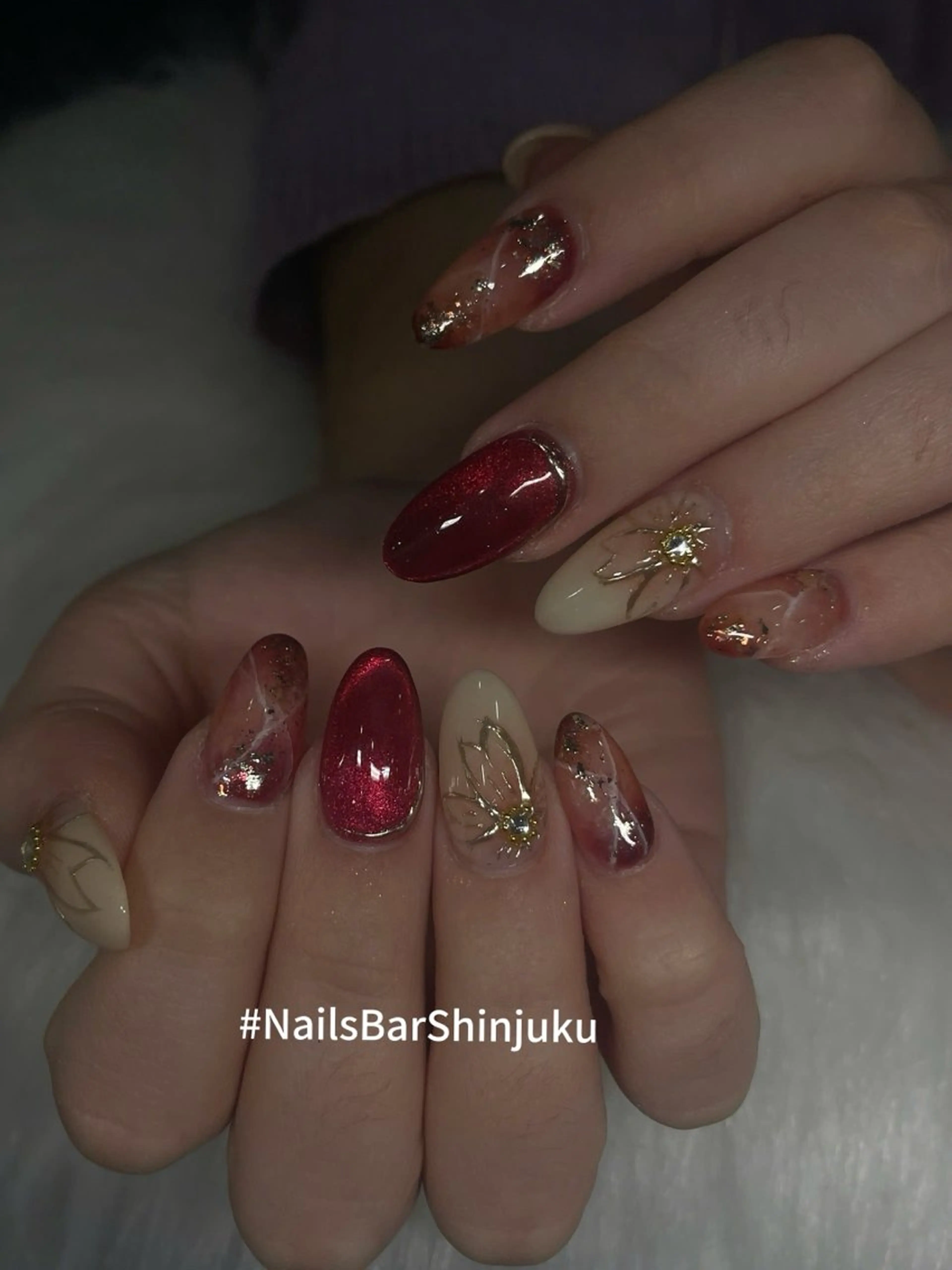 ネイル 長さ出し フレンチネイル ジェルネイル 韓国ネイル ロングネイル NAILS BAR SHINJUKUのネイルデザイン