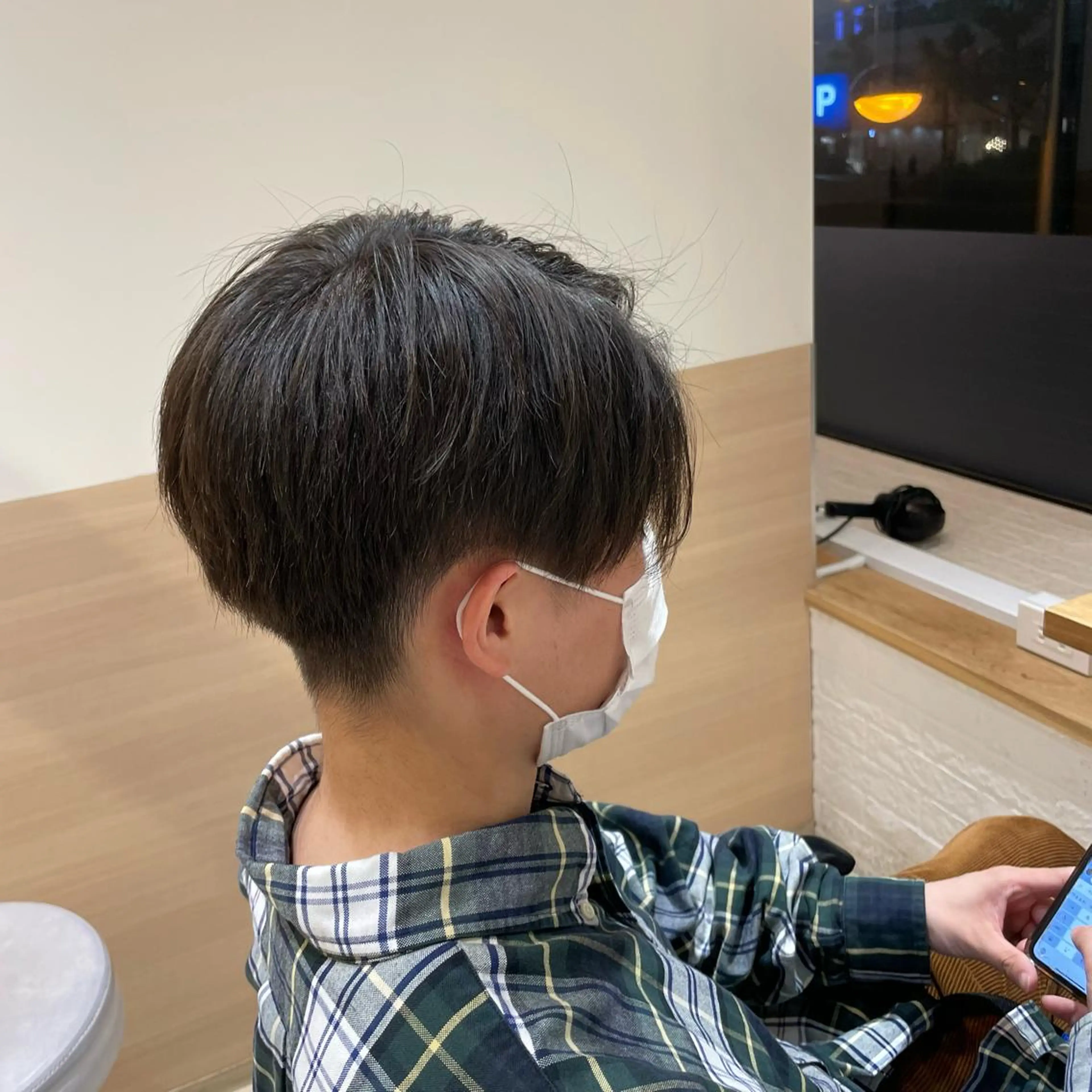 メンズ メンズ韓国風 韓国マッシュ マッシュ Geniee horie所属・ともや 髪質改善縮毛矯正のヘアスタイル