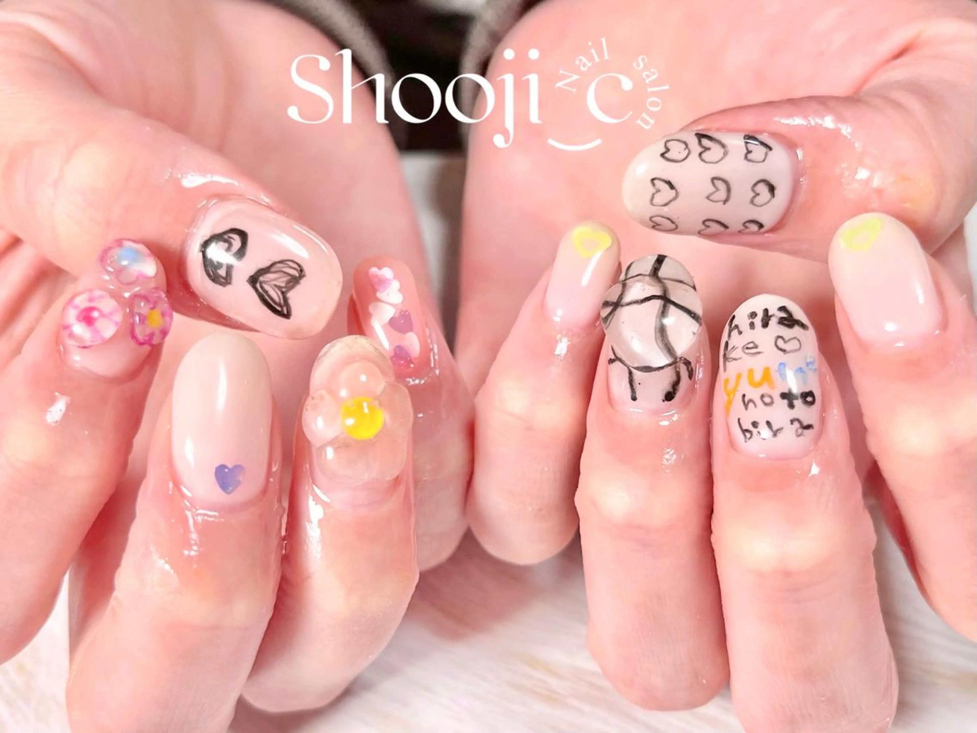 ネイル アートネイル 長さ出し ジェルネイル 持ち込み スカルプネイル Shooji_c Nail salon所属・Shooji_c Nail salonのネイルデザイン
