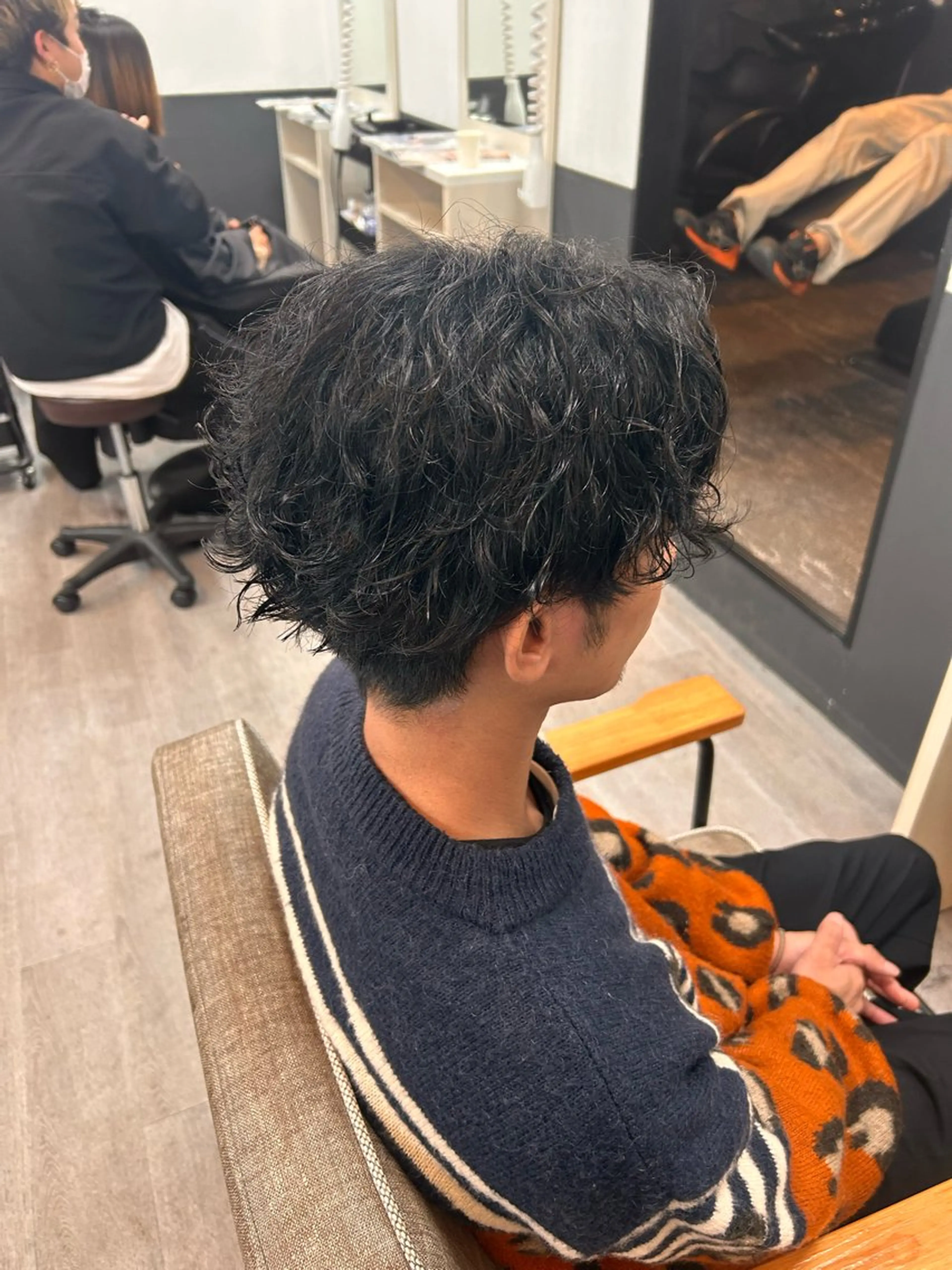 パーマ カット パーマ 艶髪カラー┊︎ レイヤーボブ🍀きりのヘアスタイル