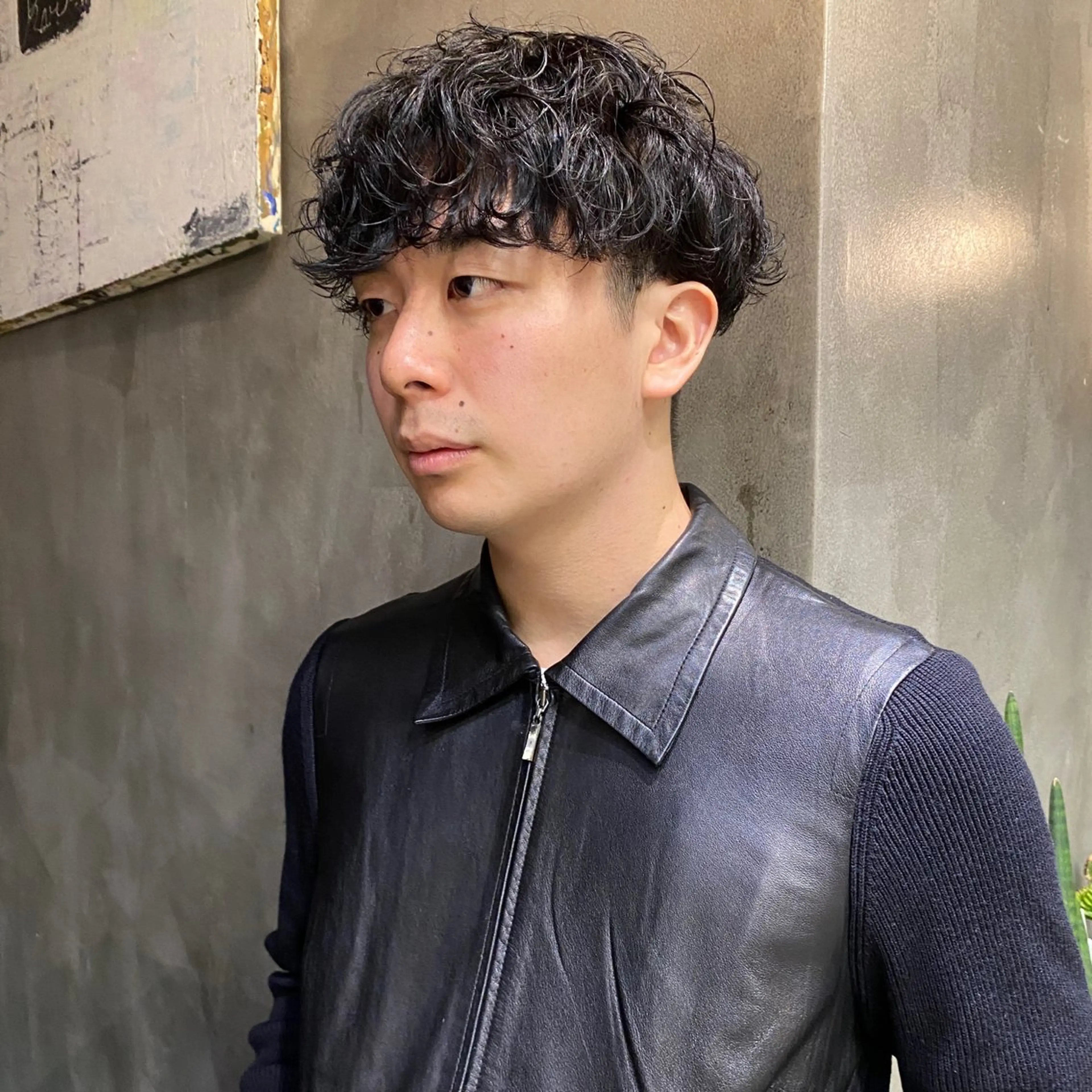 ショート パーマ メンズ メンズパーマ 波巻きパーマ スパイラルパーマ ◽️モードヘア◽️ SHOUTOのヘアスタイル