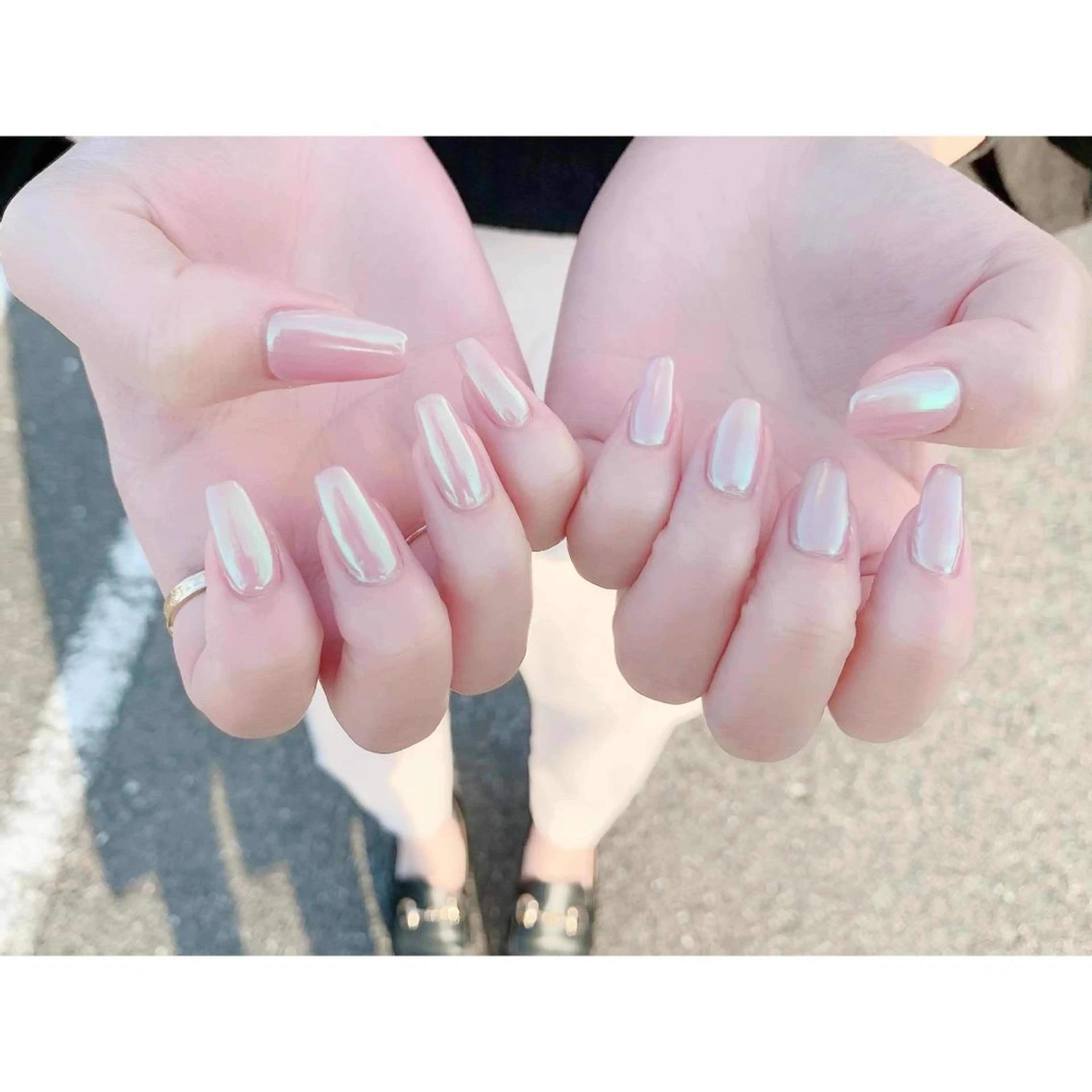 ネイル オーロラネイル nailsalon maluriのネイルデザイン