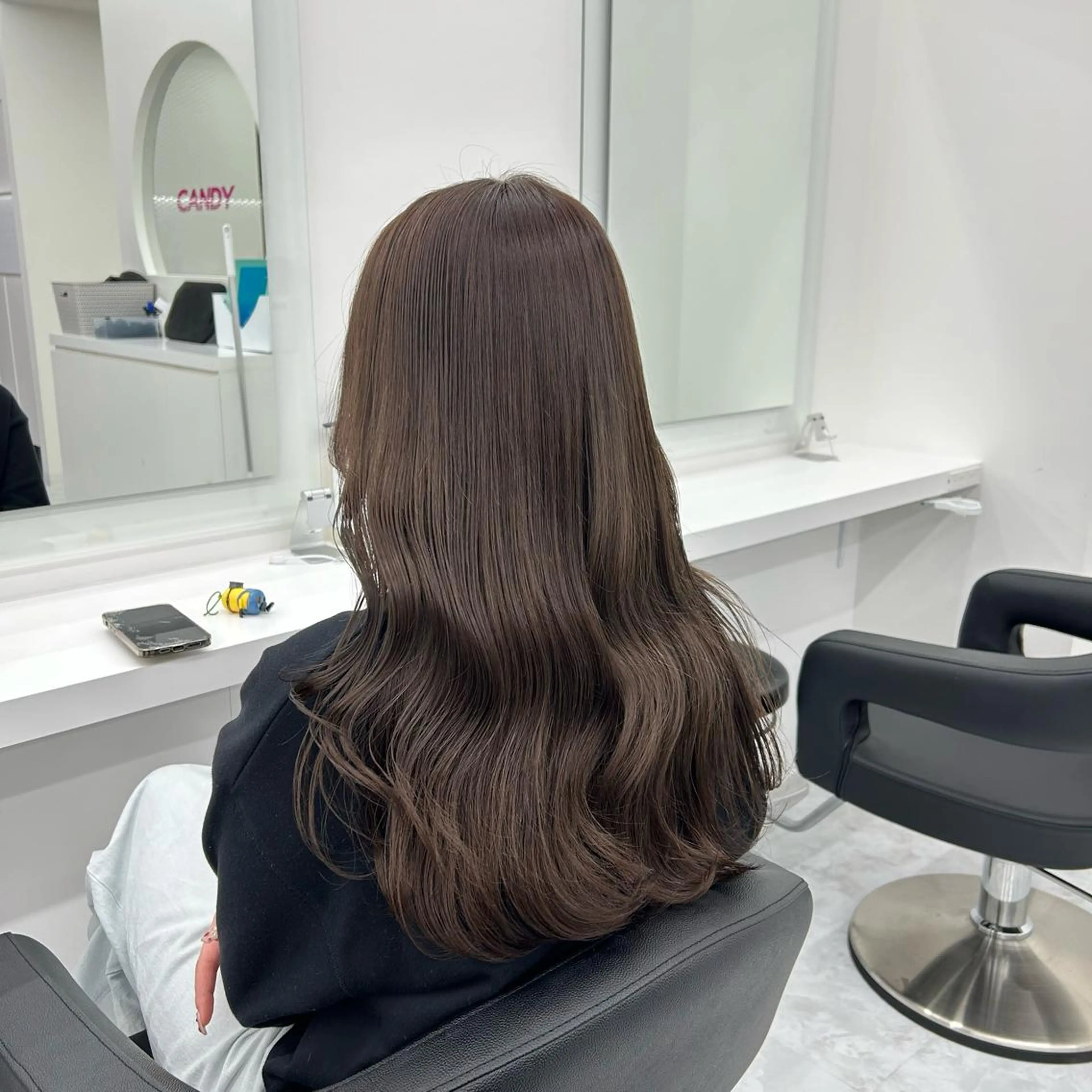 セミロング カラー ヘアアレンジ ヘアカラー トリートメント GOTODAY shair salon 横浜mare店所属・透明感抜群カラー mai🍑♡のヘアスタイル