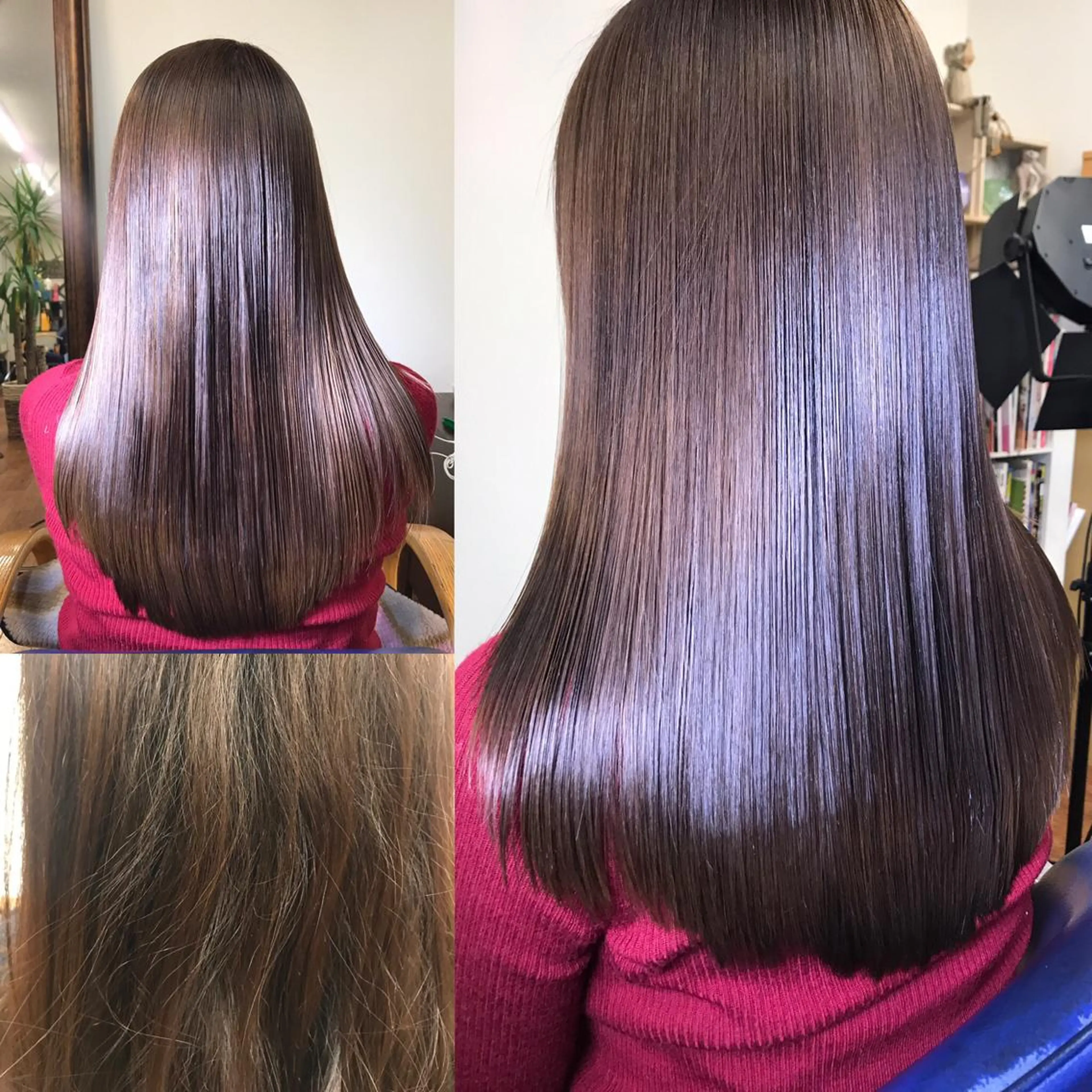 ロング 縮毛矯正 ev  hair所属・江袋 敏昭のヘアスタイル