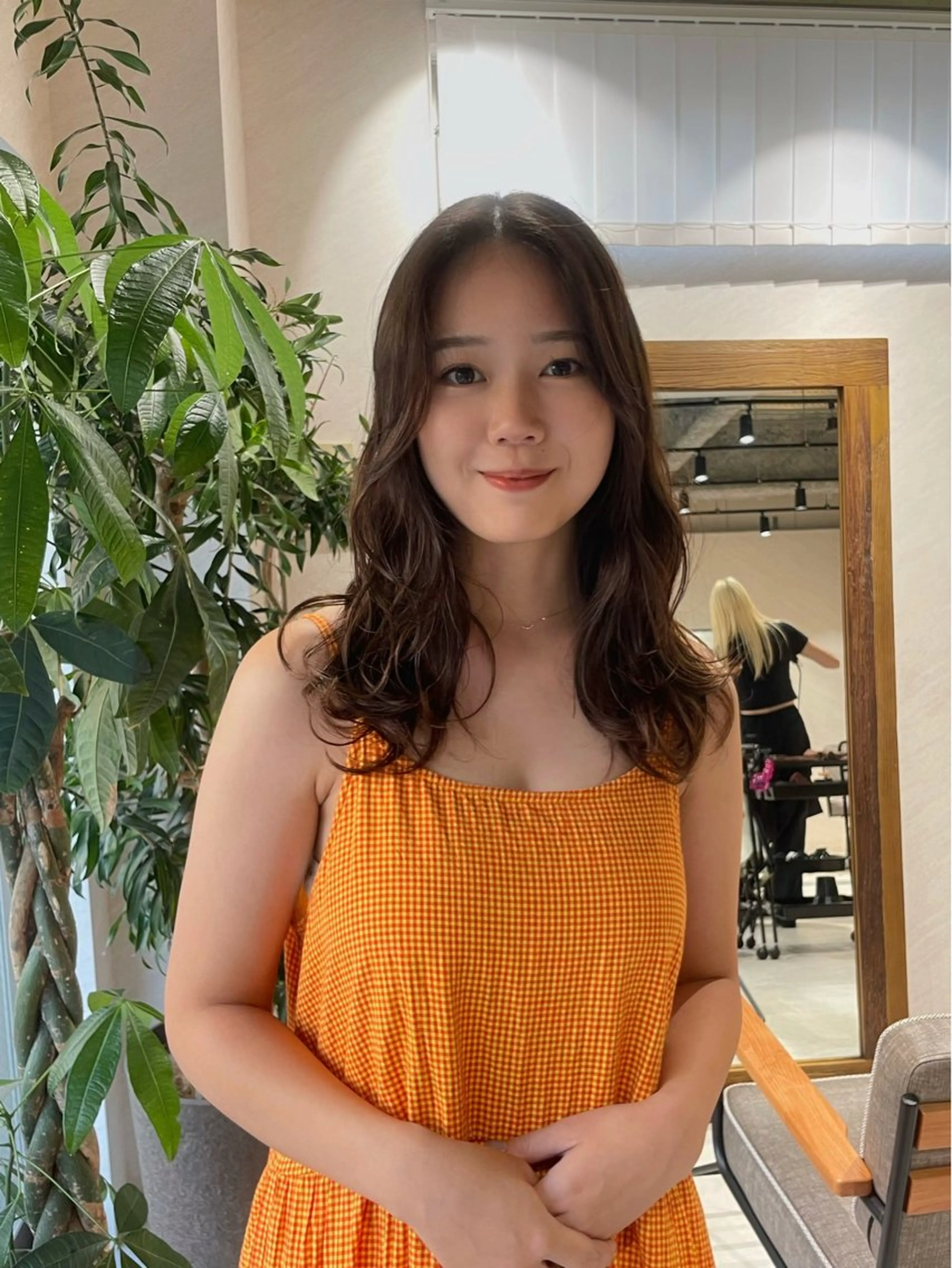 セミロング カラー カット トリートメント 🍐透明感カラー🍐 momo/横浜のヘアスタイル