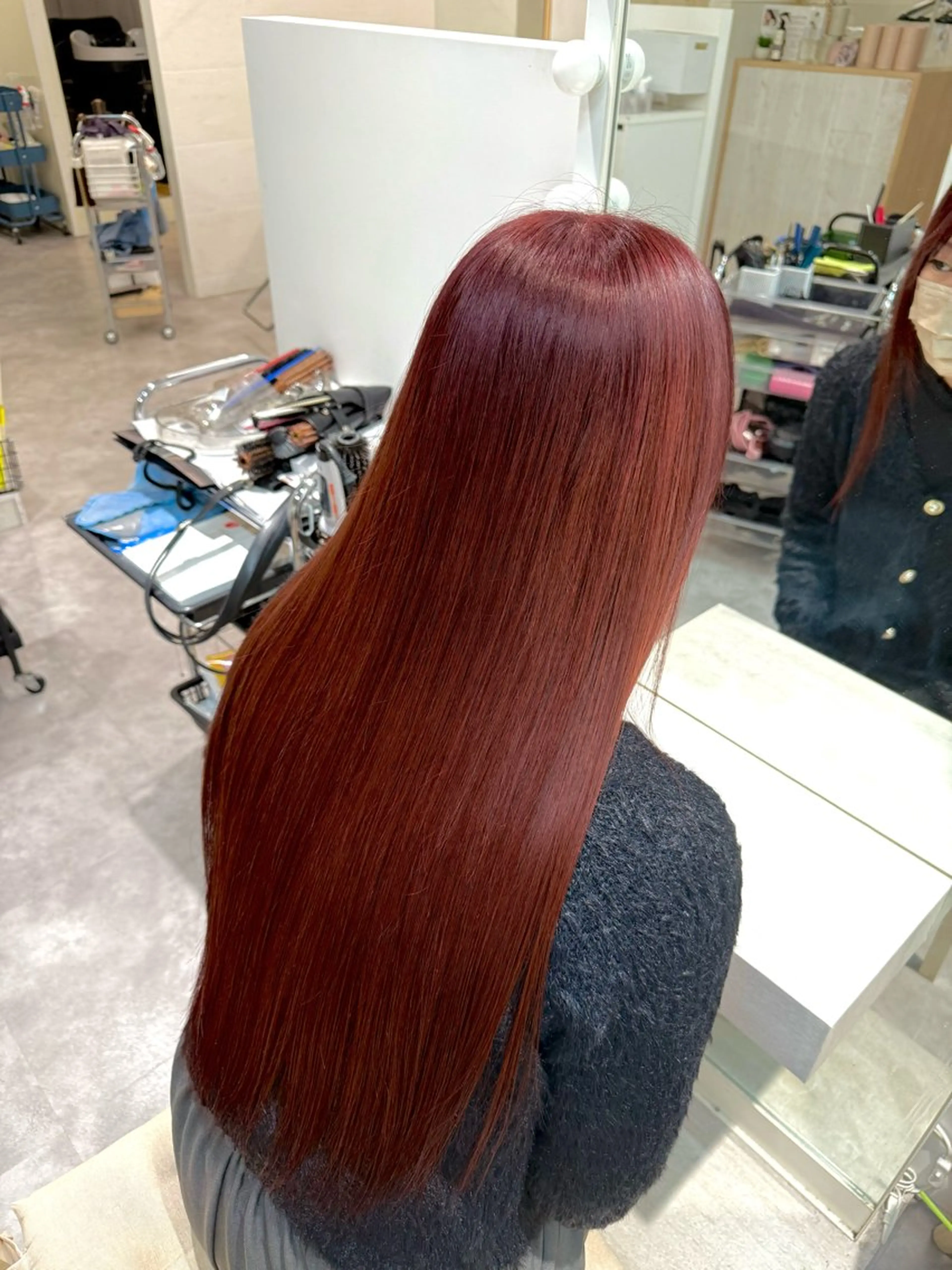 ロング ヘアカラー CARE神戸店所属・SAKI /カラー/神戸/三宮のヘアスタイル