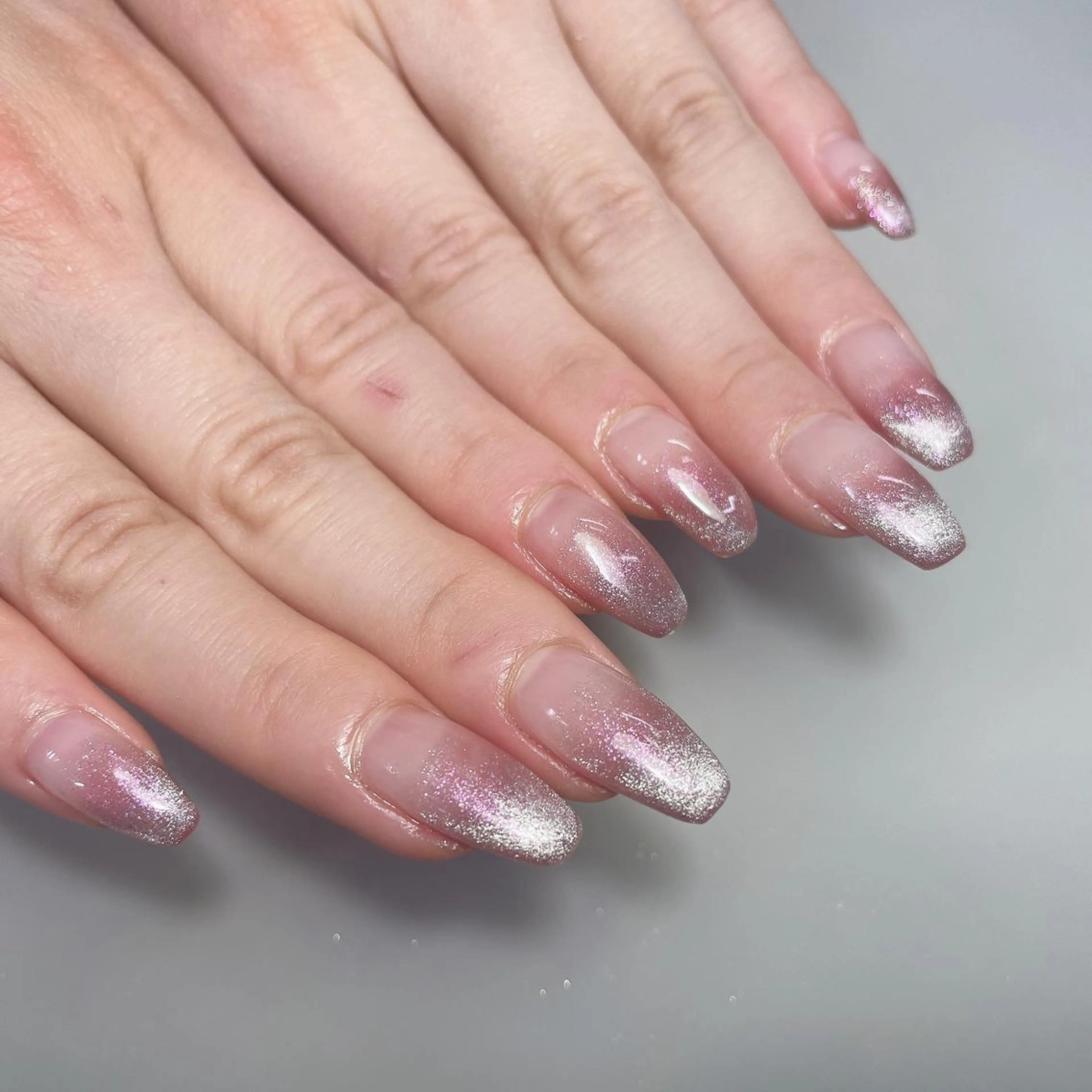 ネイル フレンチネイル マグネットネイル マグネットフレンチ private EMILIA/横浜のネイルデザイン