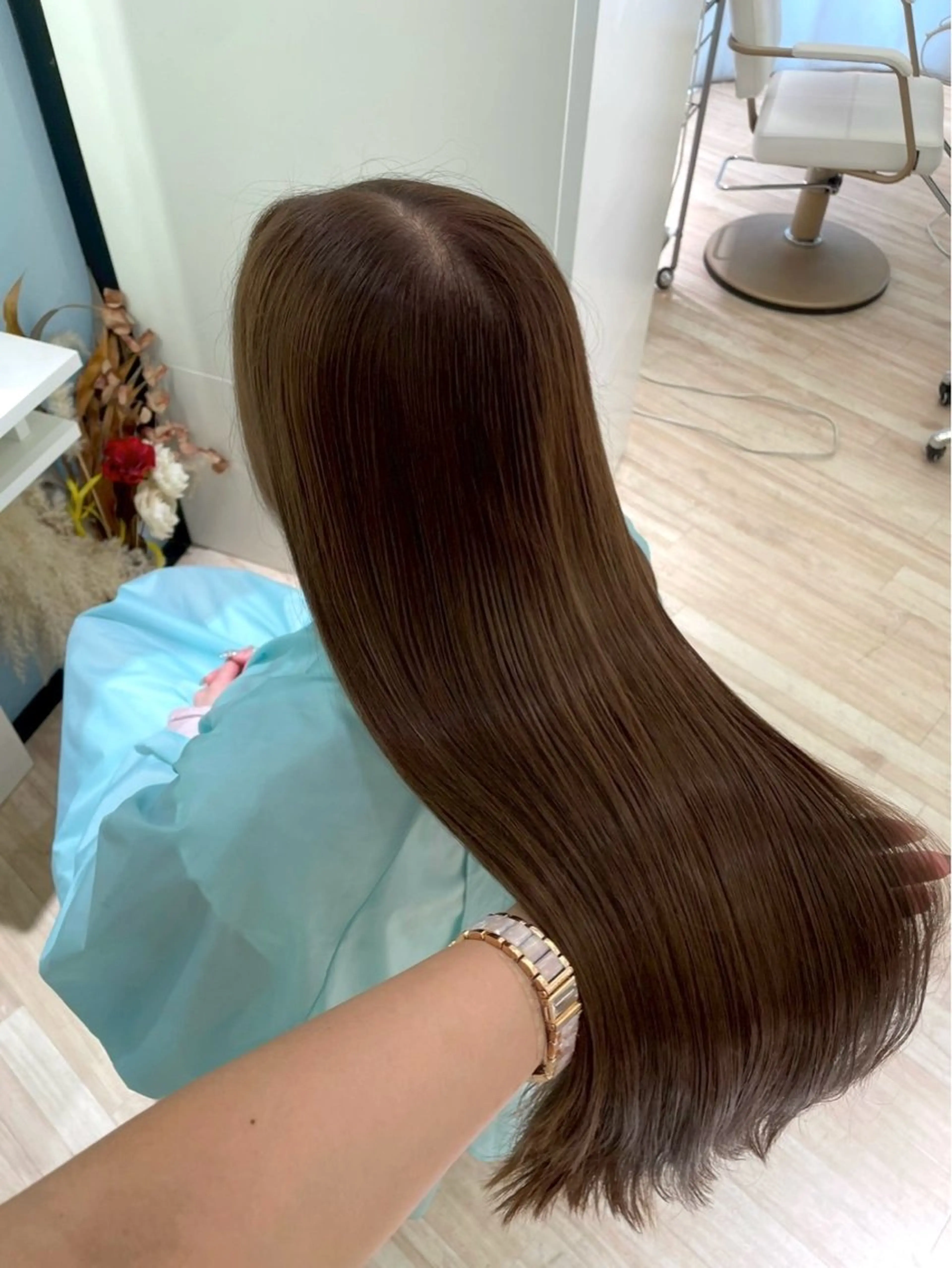 ロング カラー Parve Mix 森 美遥🇰🇷🩶のヘアスタイル